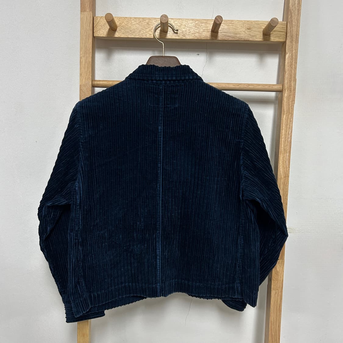 일본빈티지 클립탭 네이비 코듀로이 자켓 상품이미지3