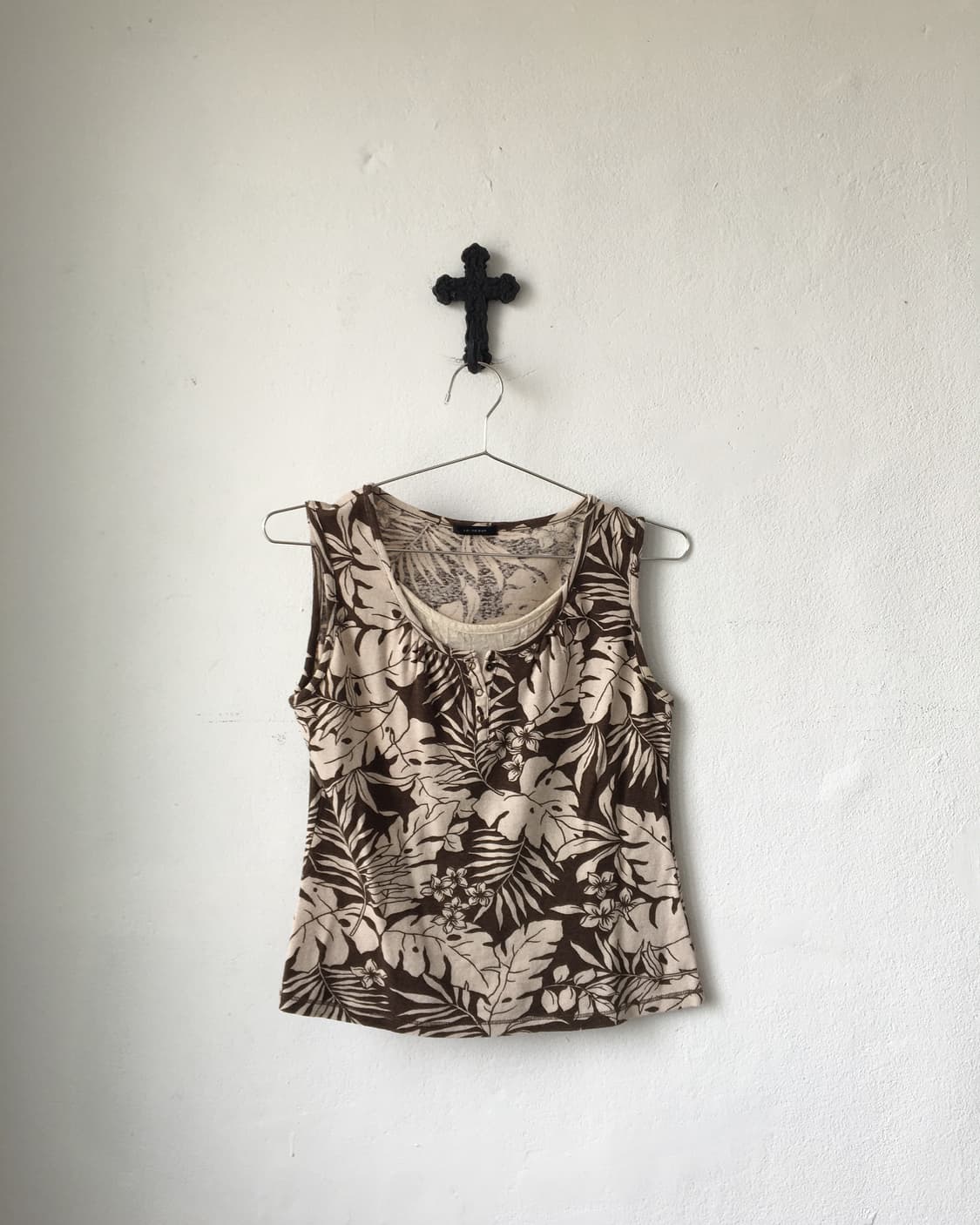 Tropical pattern sleeveless 상품이미지2