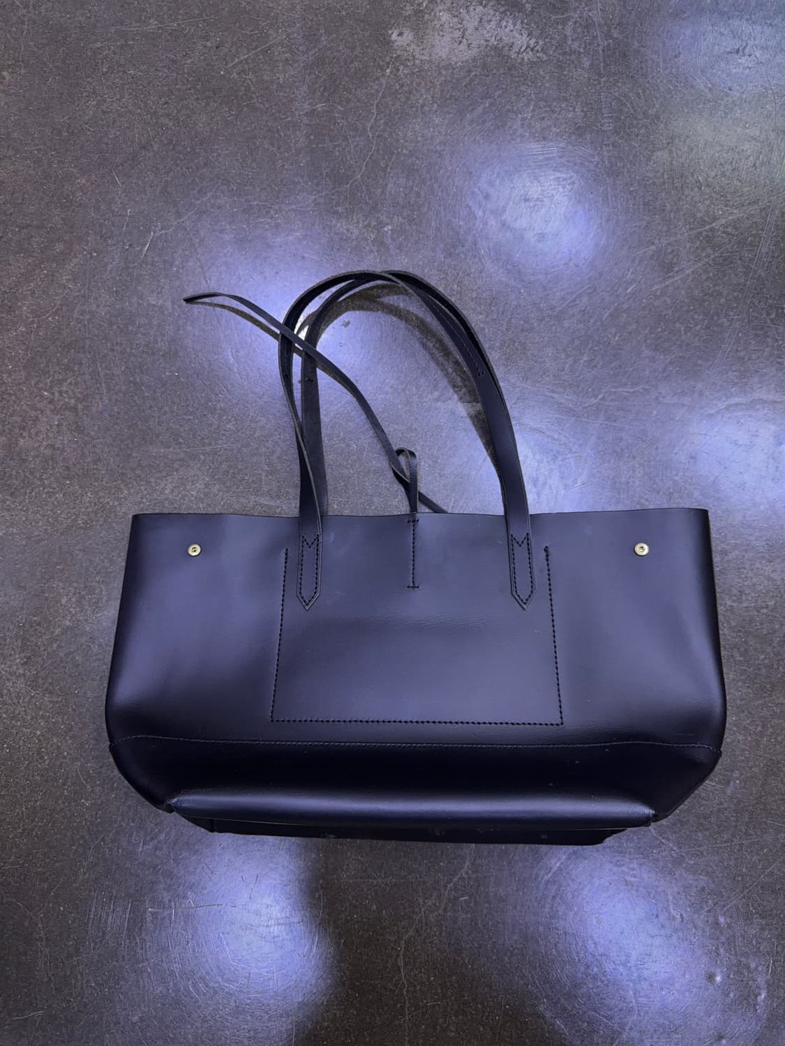 제이크루 뉴 업타운 레더 가죽 토트백 블랙 상품이미지2