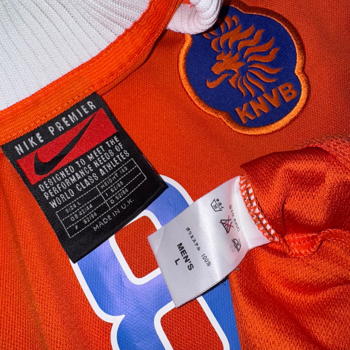 1997 네덜란드 국가대표 다비즈 데니스 버그캠프 홈 유니폼 상품이미지5