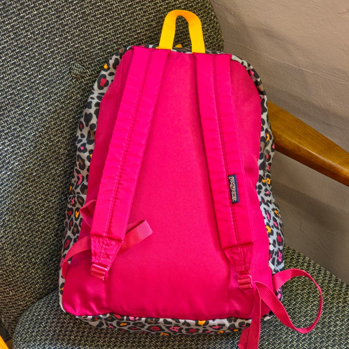 잔스포츠 슈퍼브레이크 레오파드 호피 무늬 백팩 상품이미지5