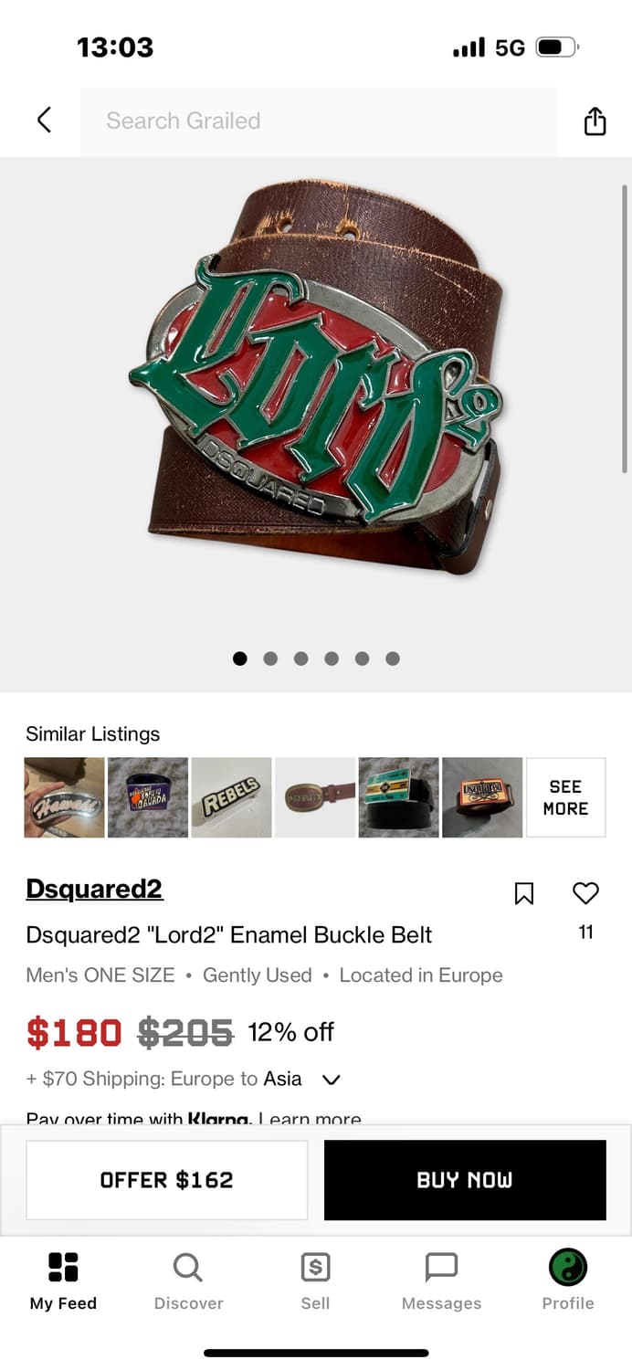 Lord2 Big Buckle Belt 상품이미지6