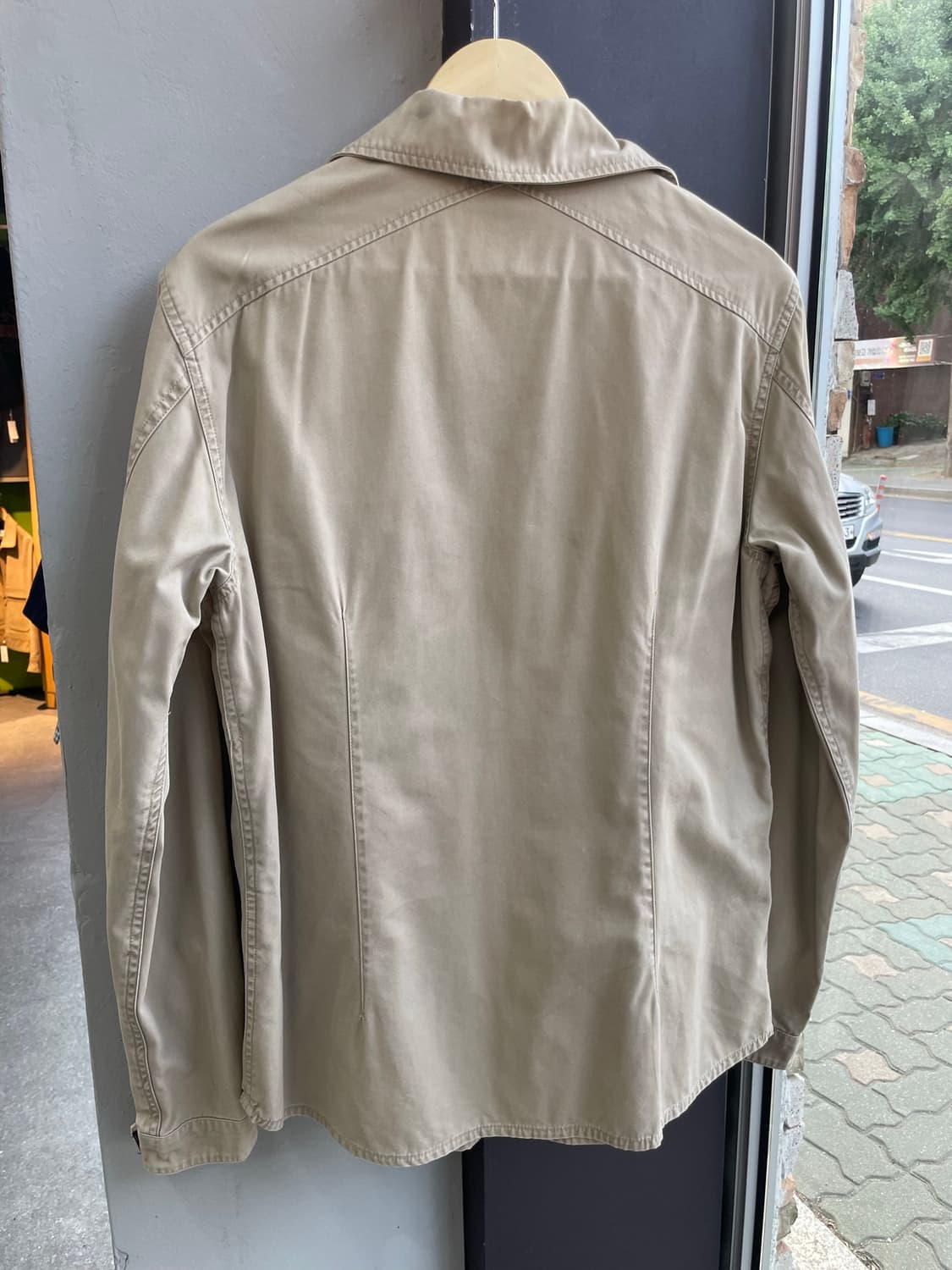 100/ 스톤아일랜드 로고패치 빈티지 밀리터리 데님 자켓 상품이미지6