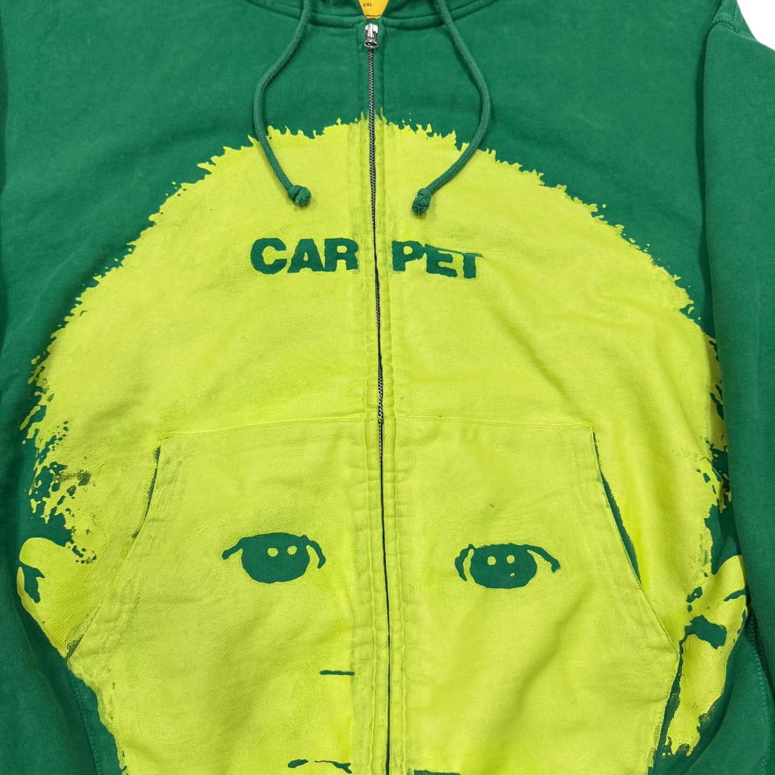 카펫 컴퍼니 프린팅 후드집업 자켓 그린 2XL 상품이미지2