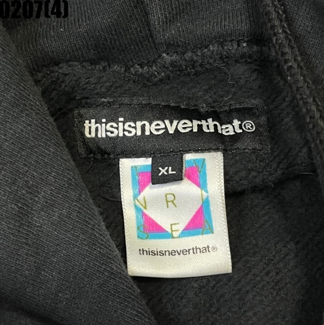 [XL] 디스이즈네버댓 블랙 후드티 0207(4) 상품이미지4