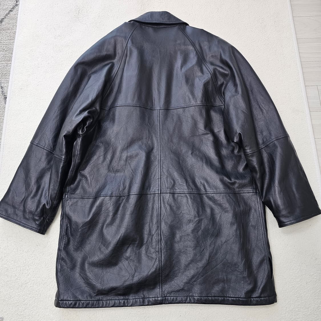 52 XL 남자 베라펠레 천연가죽 자켓 가죽코트 상품이미지3