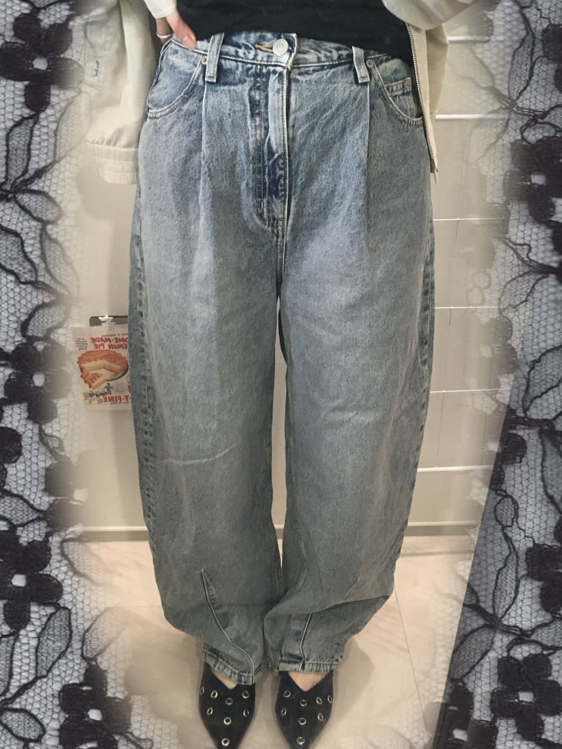 jpn vintage pintuck denim pants 상품이미지1