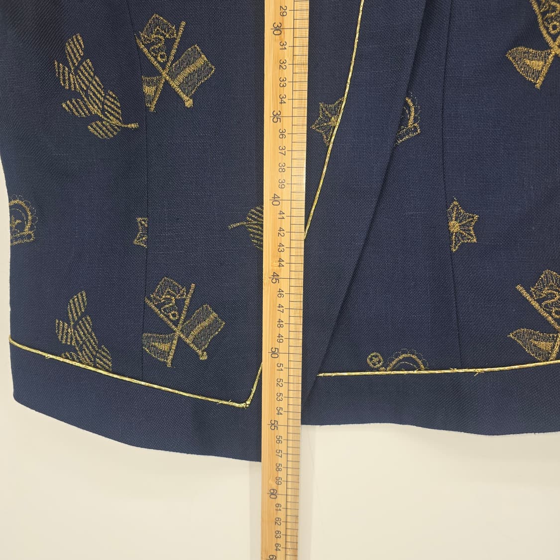 일본빈티지 고급스러운 골드 자수 디테일이 레이온 자켓 상품이미지6