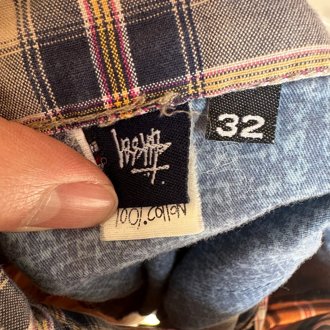 Y2K 올드 스투시 체크 쇼츠 상품이미지6