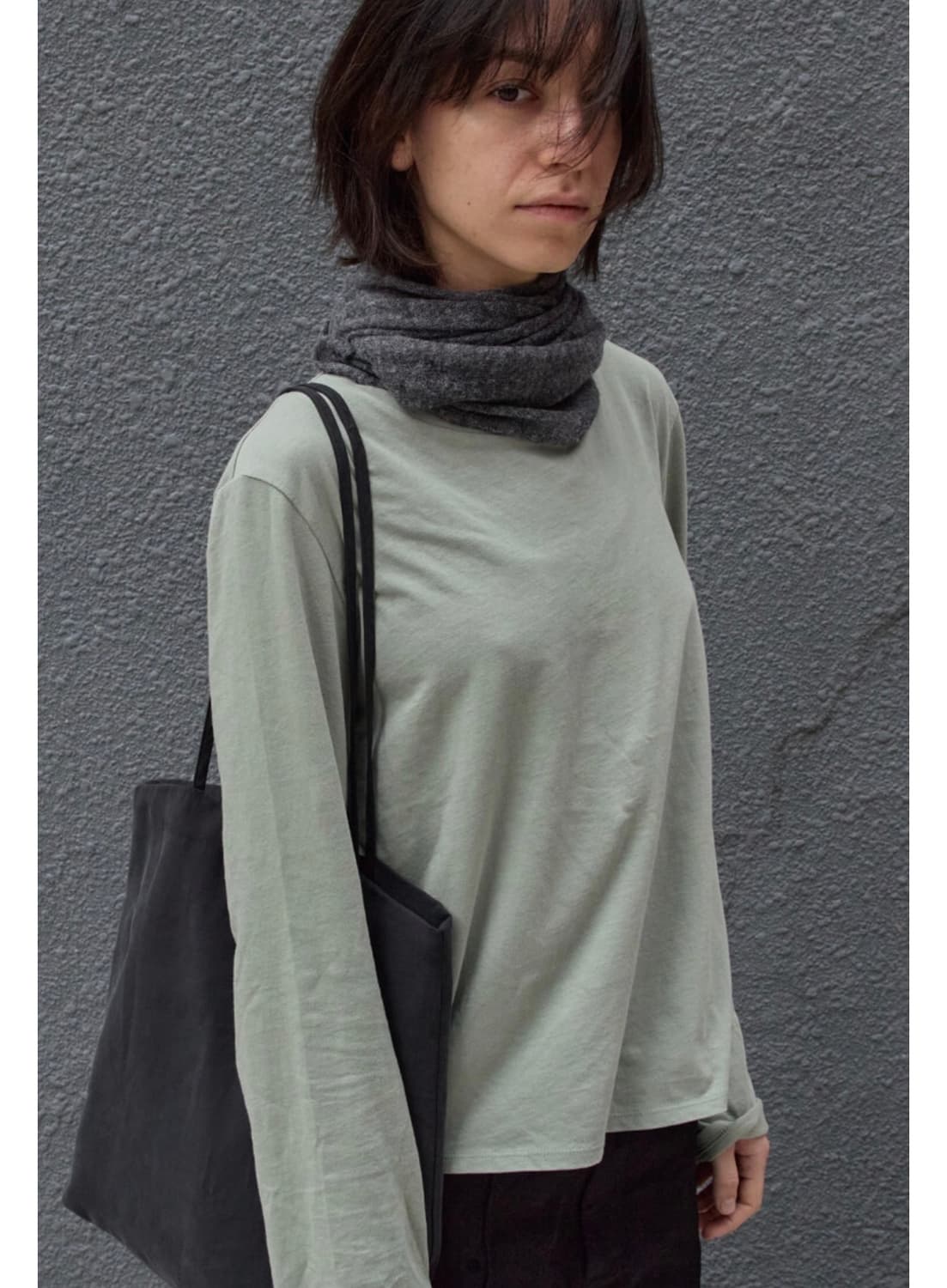 머듈 롱 스카프 그레이 상품이미지1