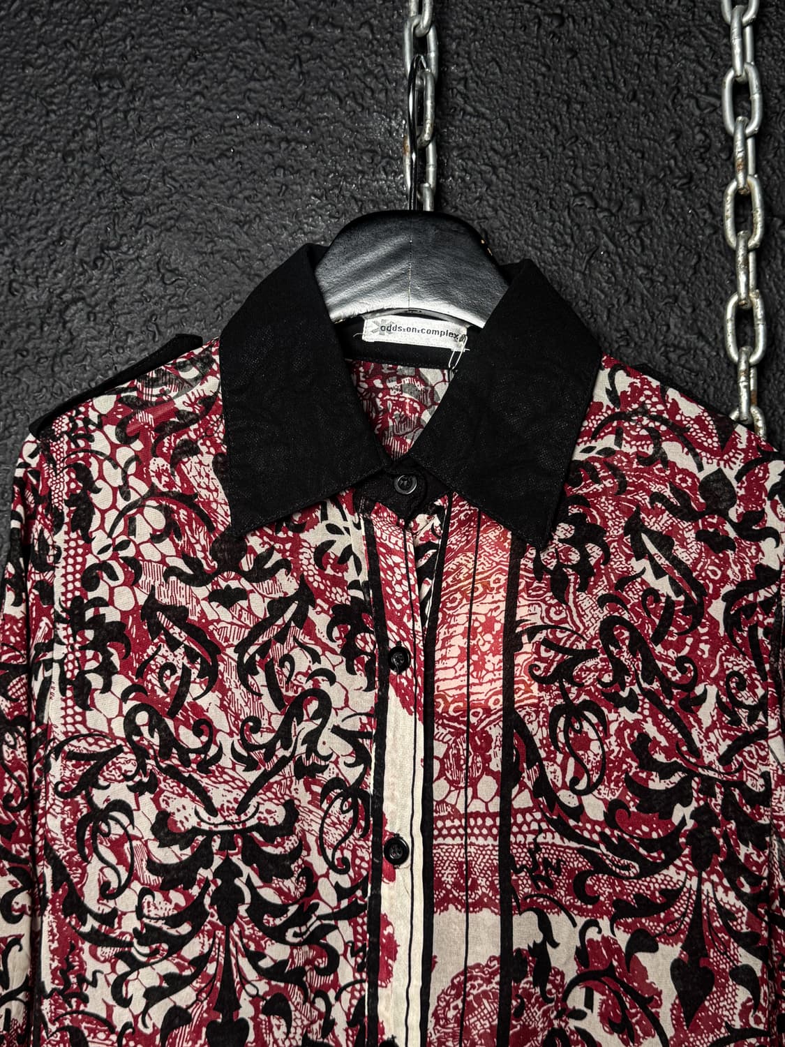 Damask Pattern Long Shirt 상품이미지8