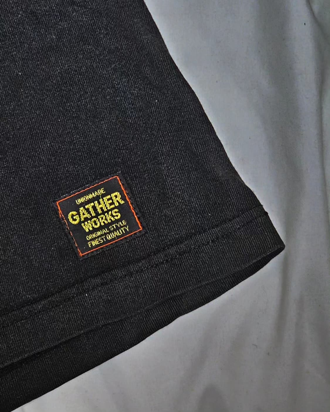 Black big print top 상품이미지6