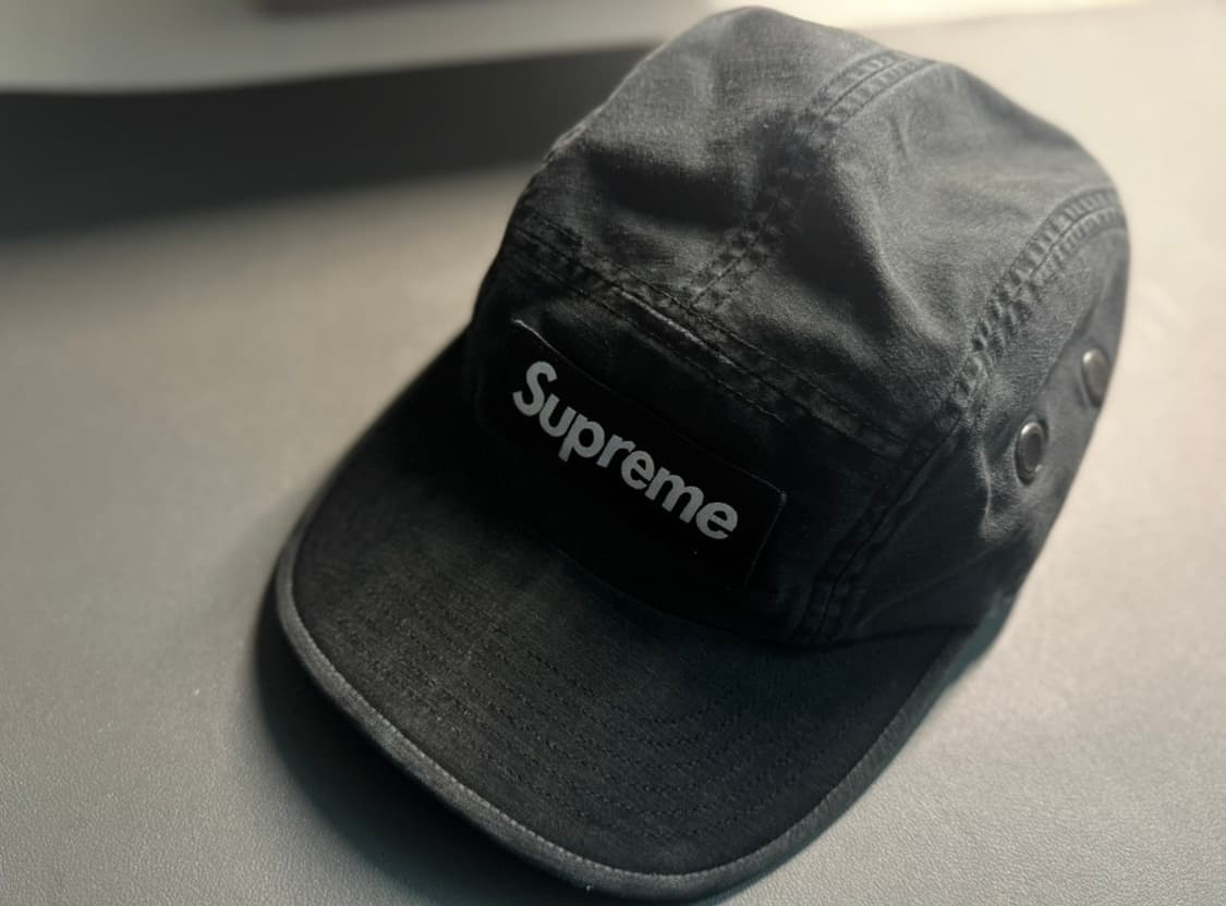 슈프림 25ss 밀리터리 캠프캡 블랙 상품이미지1
