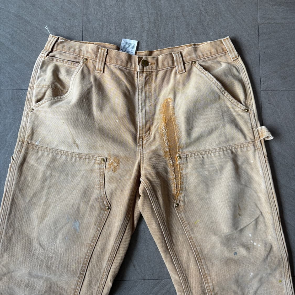 칼하트 정품 브라운 더블니 팬츠 바지 상품이미지2