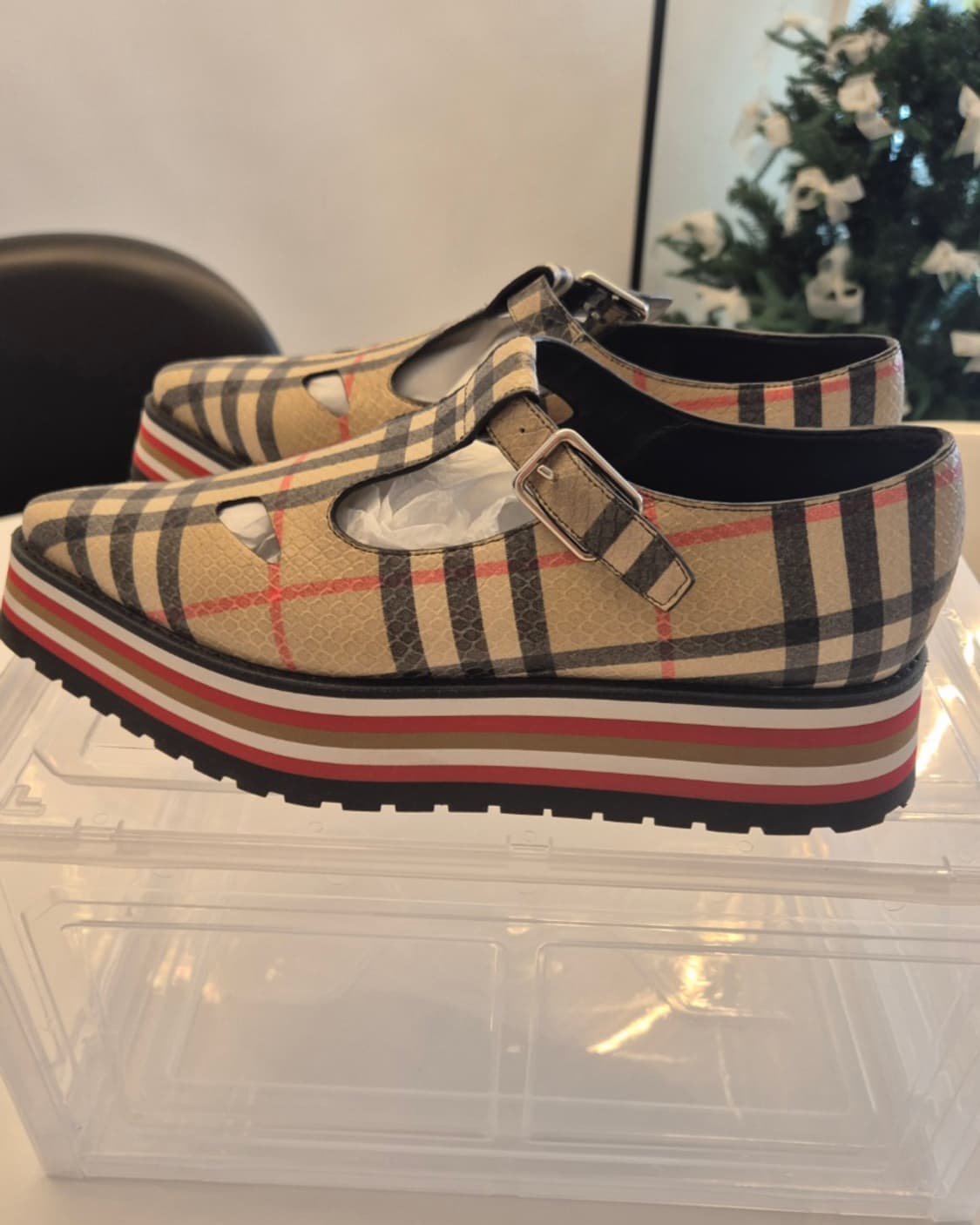 버버리체크 로퍼 상품이미지1