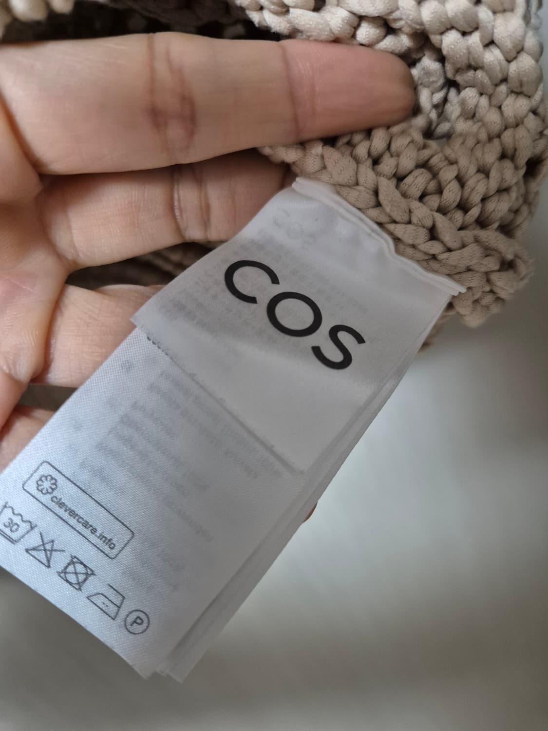 COS 코스 크로셰  청키 니트 베스트 상품이미지6