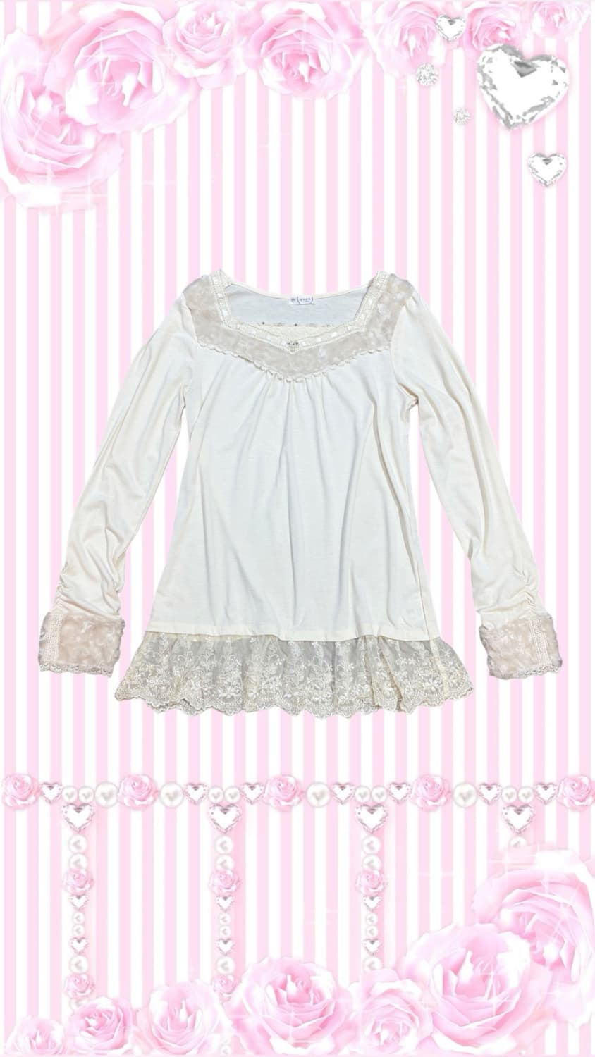 엑시즈팜 히메 레이스 퍼 롱 슬리브 상품이미지1