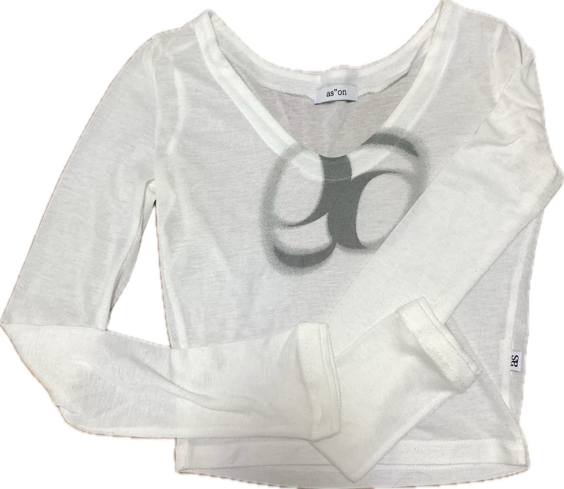 애즈온 SEE-THROUGH T 시스루 티 상품이미지1