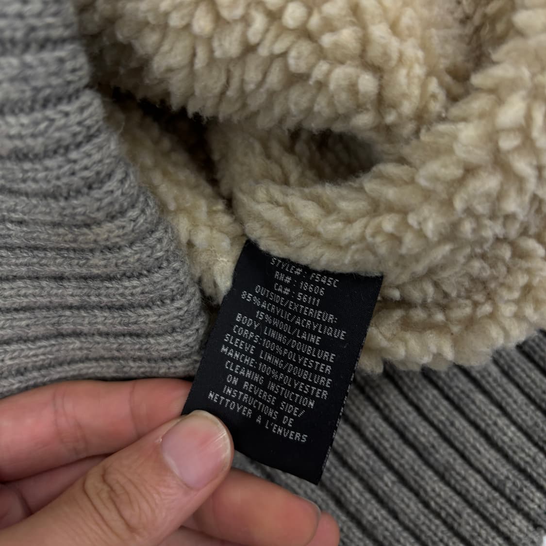 쇼트 니트 후드집업 상품이미지9