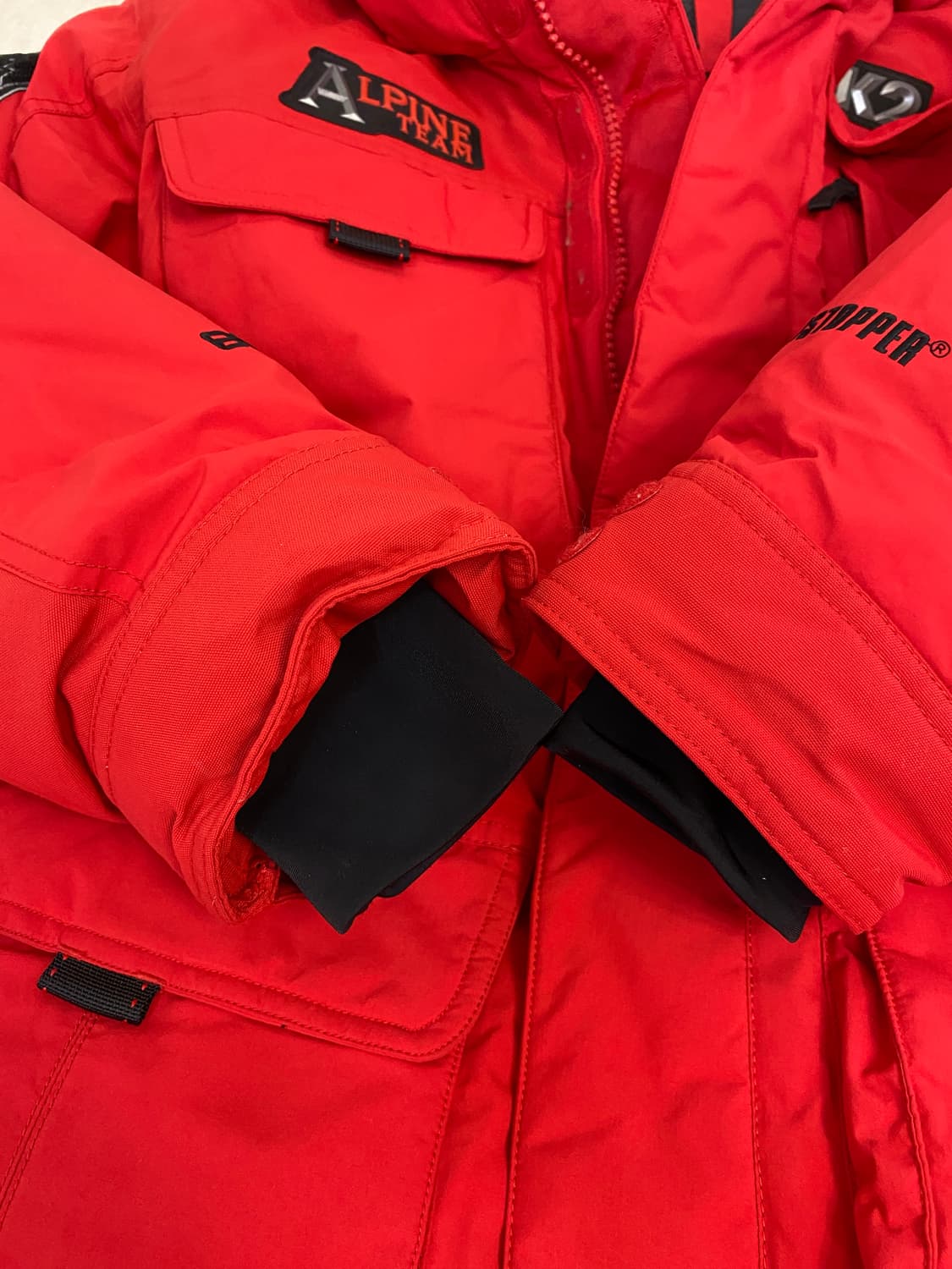 95)K2 알파인팀 대장 구스 다운 패딩 상품이미지6