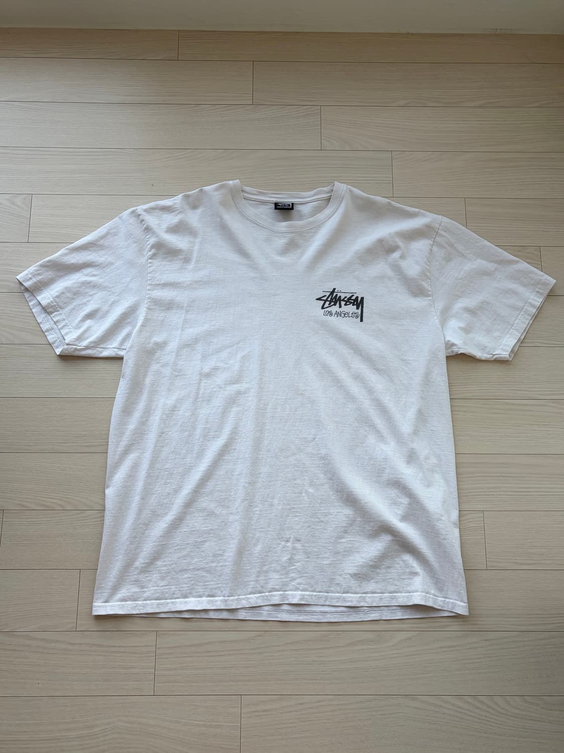 stussy 스투시 스탁 로스엔젤레스 티셔츠 화이트 XL (107) 상품이미지2