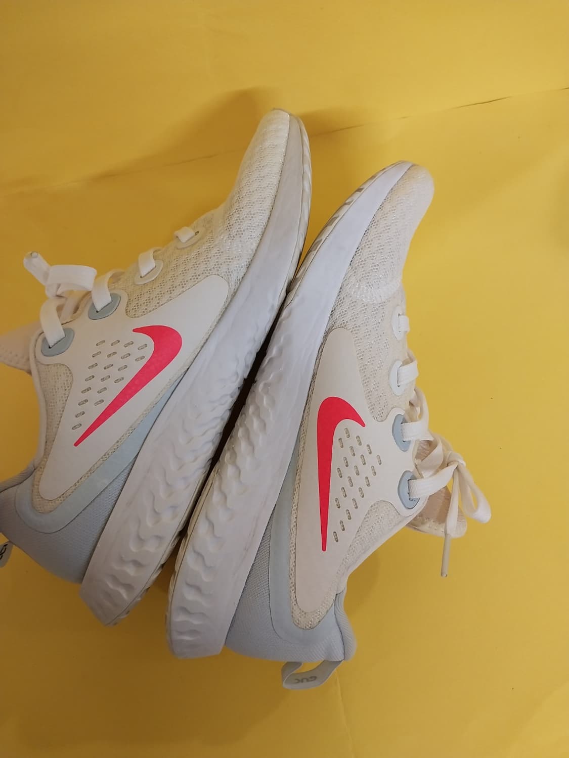 여성 나이키 레전드 리액트 화이트핑크 런닝화, 운동화 (245) 상품이미지7