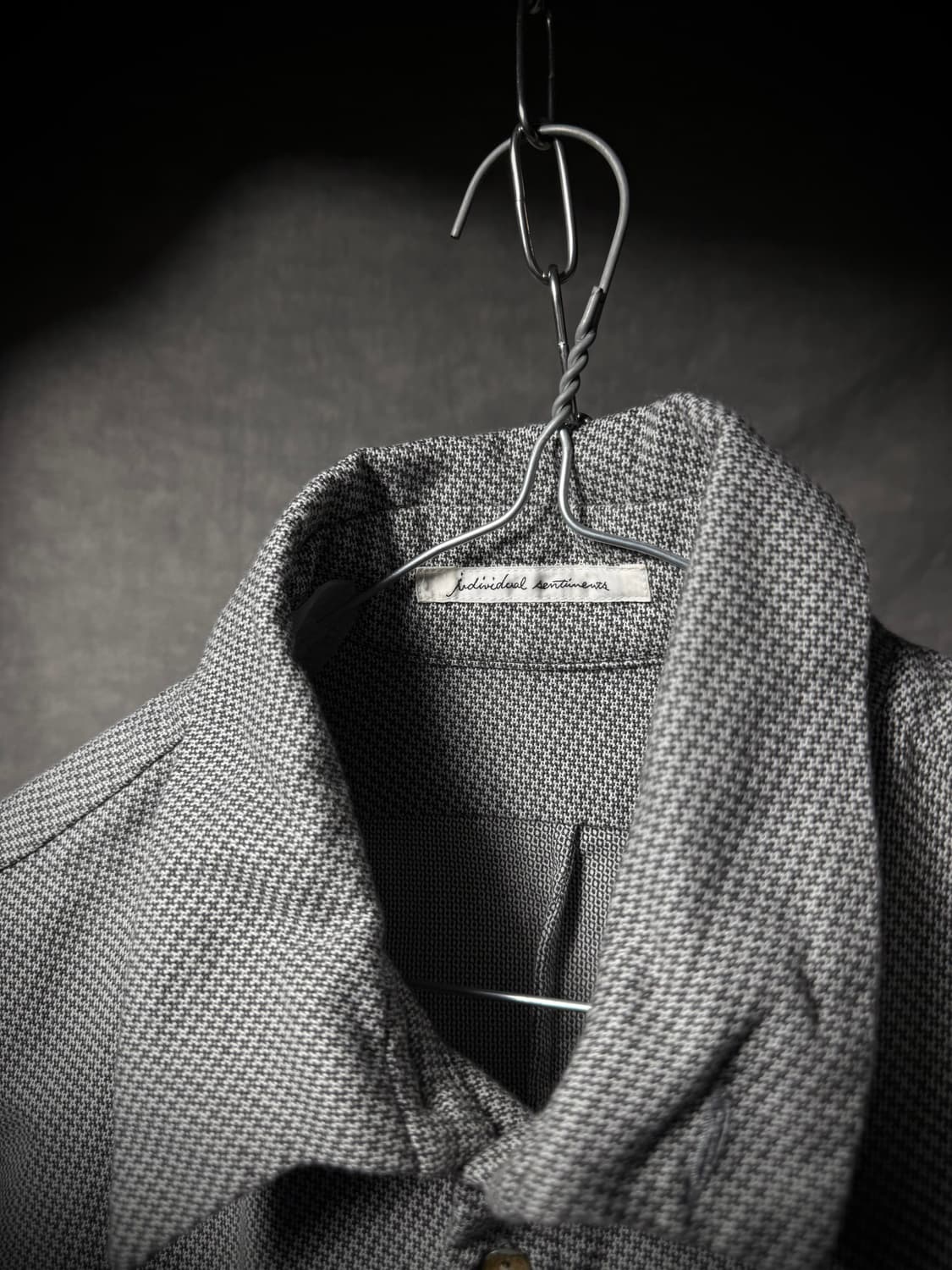 Individual Sentiments Micro Pattern Shir 상품이미지6