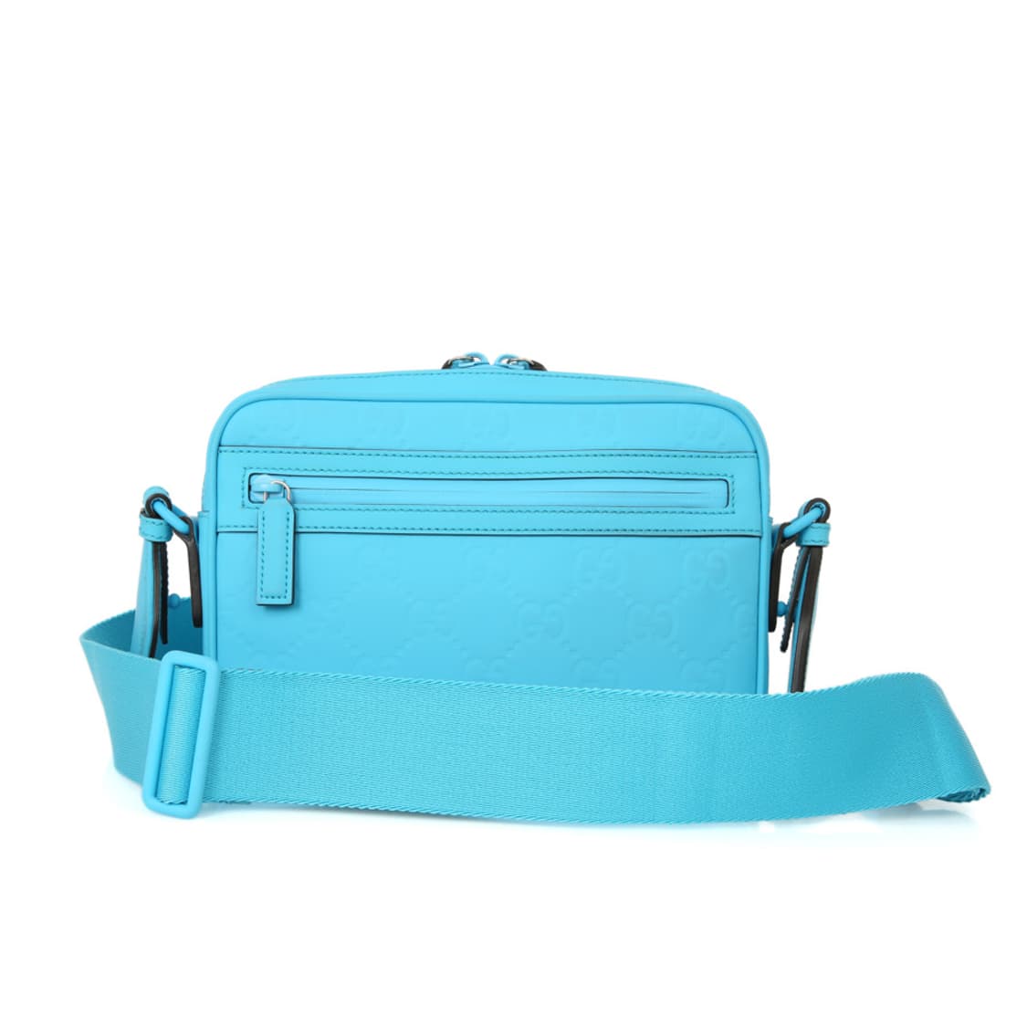 구찌 GG 러버 크로스백 블루 파우치 맨스백 771293 상품이미지5