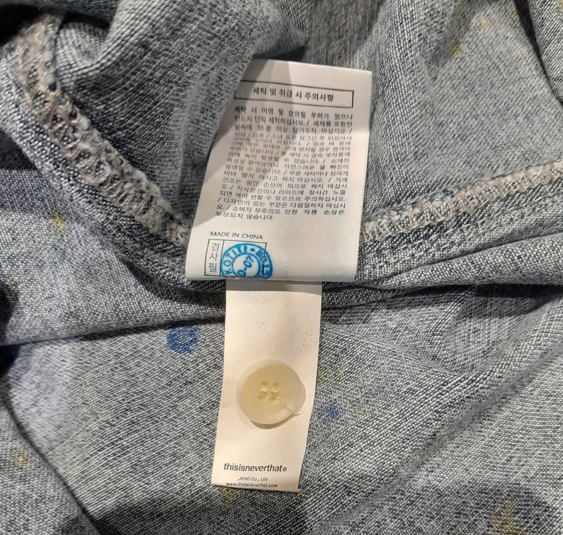 💥디스이즈네버댓 페인팅 데님셔츠 (XL)  상품이미지10