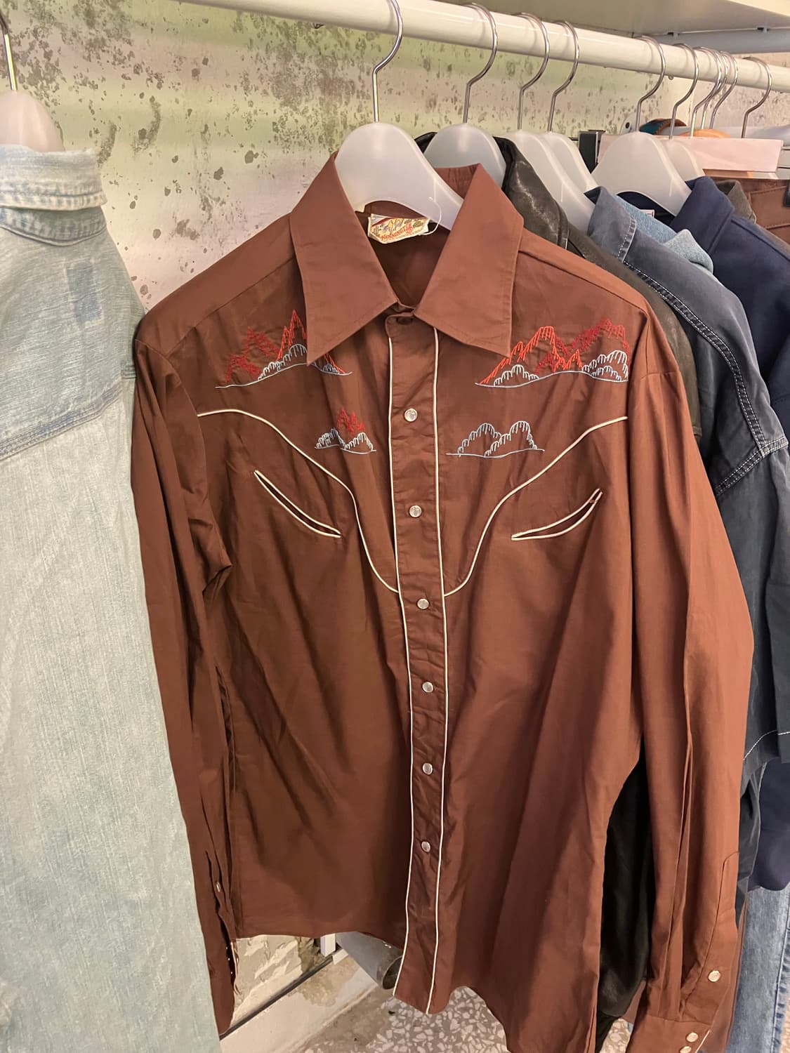 USA 네이티브 원주민 웨스턴 셔츠  상품이미지10