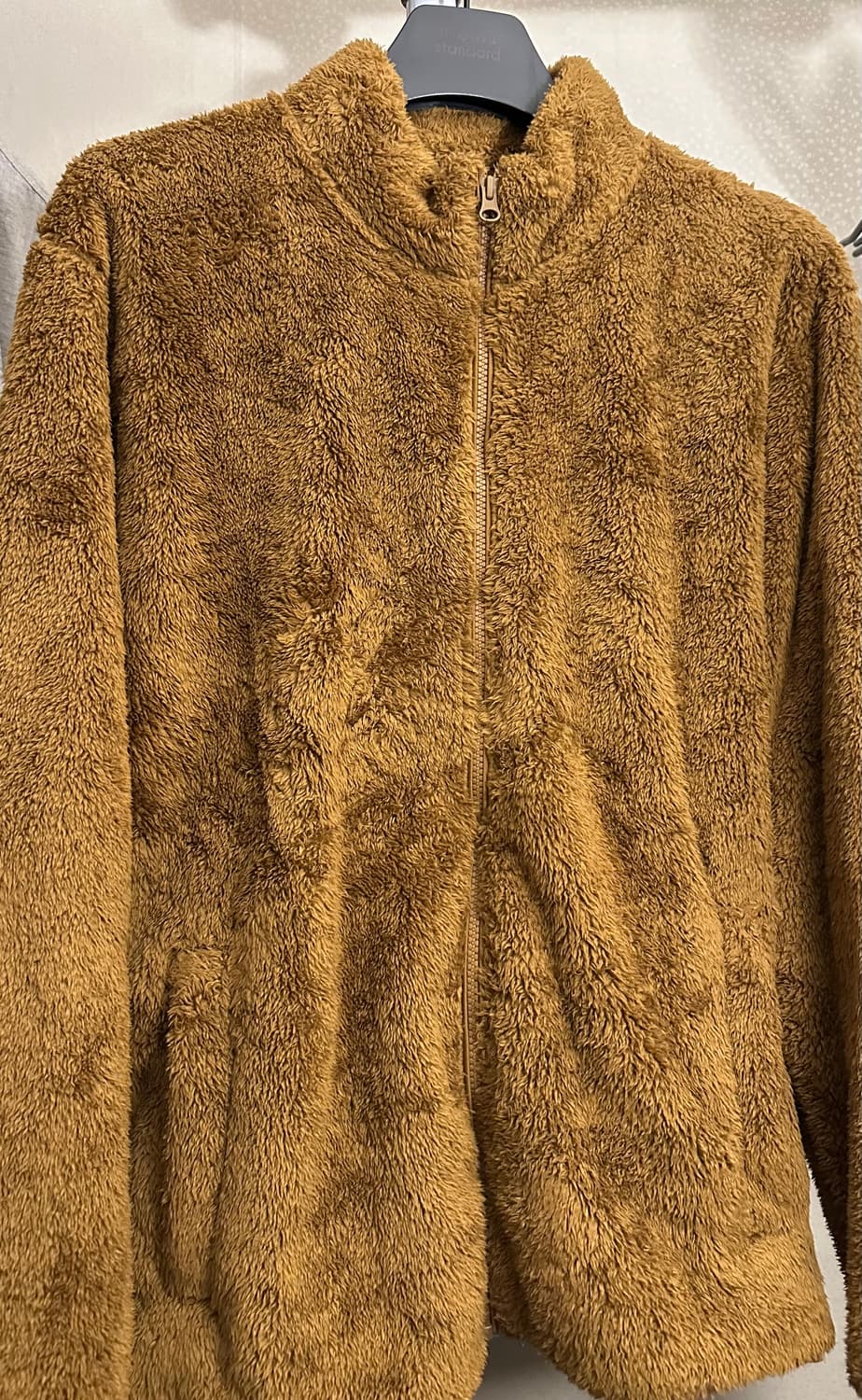 디키즈 Dickies 514 보아 플리스 후리스 집업 브라운 L 상품이미지1