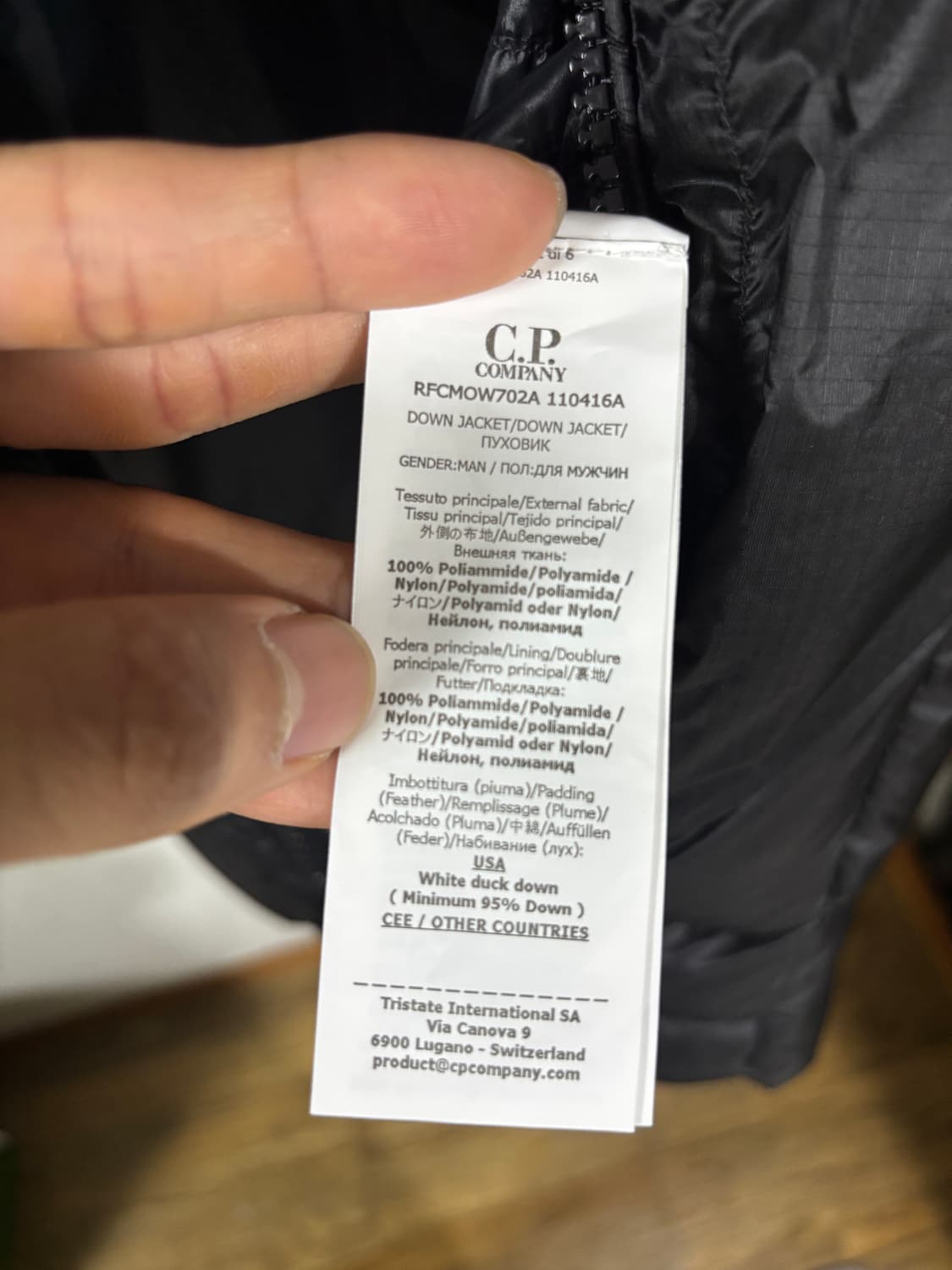 CP 컴퍼니 디디쉘 후드 패딩 블랙 L  상품이미지4