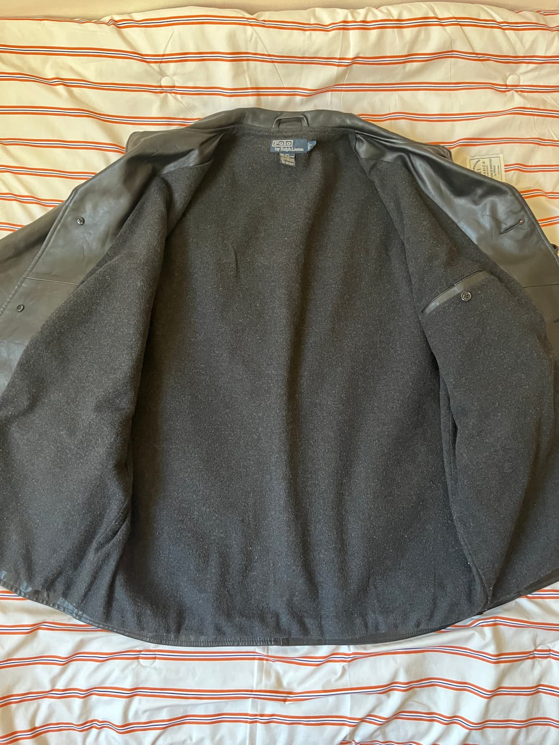 폴로 랄프로렌 가죽 자켓 코트 카코트 상품이미지2