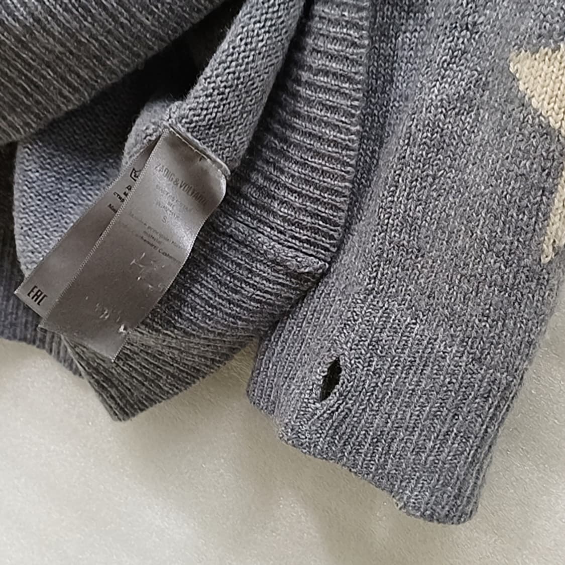 쟈딕앤볼테르 마르쿠스 순 캐시미어 니트 여성 오버 S M 사랑봉봉 상품이미지6