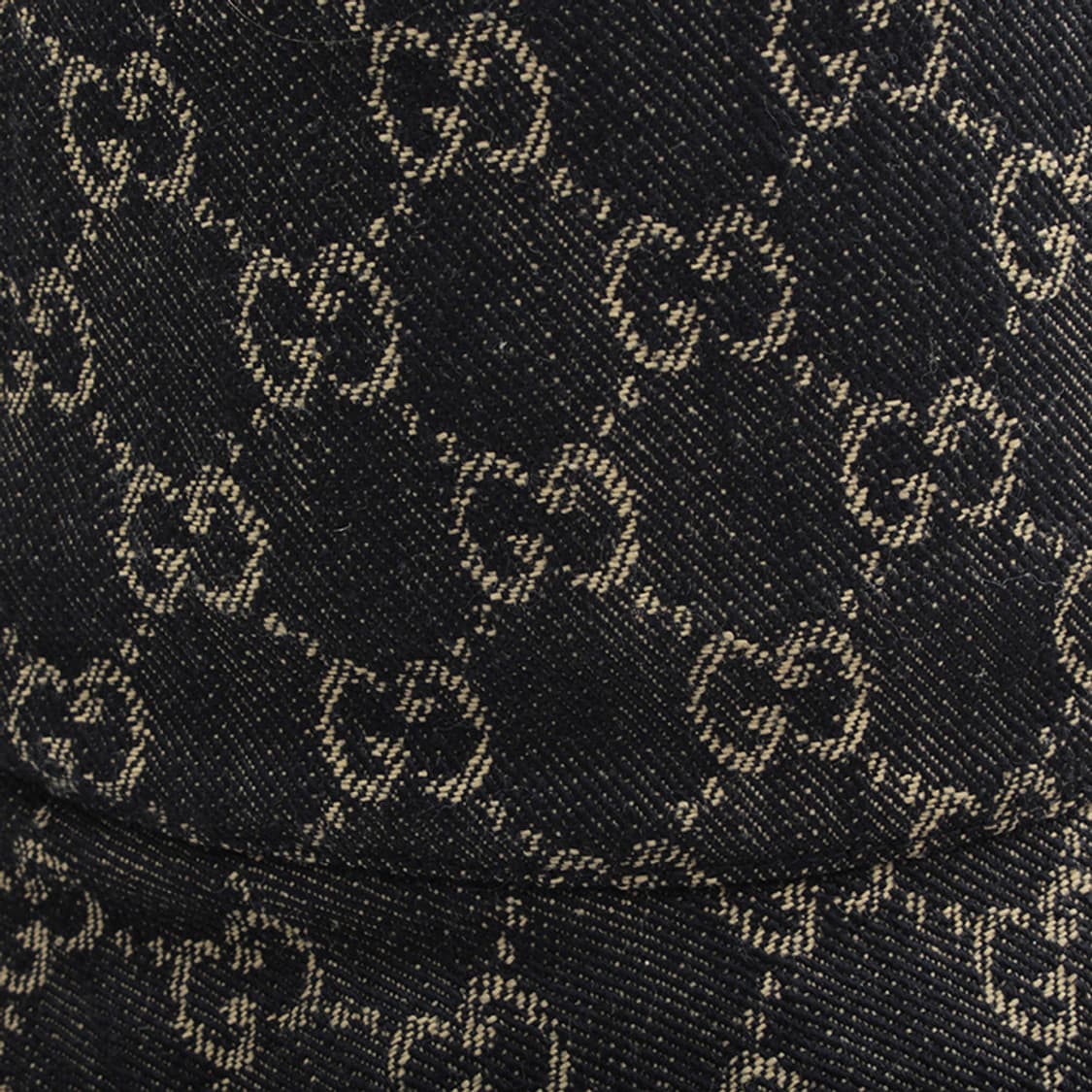 구찌 블랙 앤 베이지 자카드 버킷햇 모자 상품이미지5