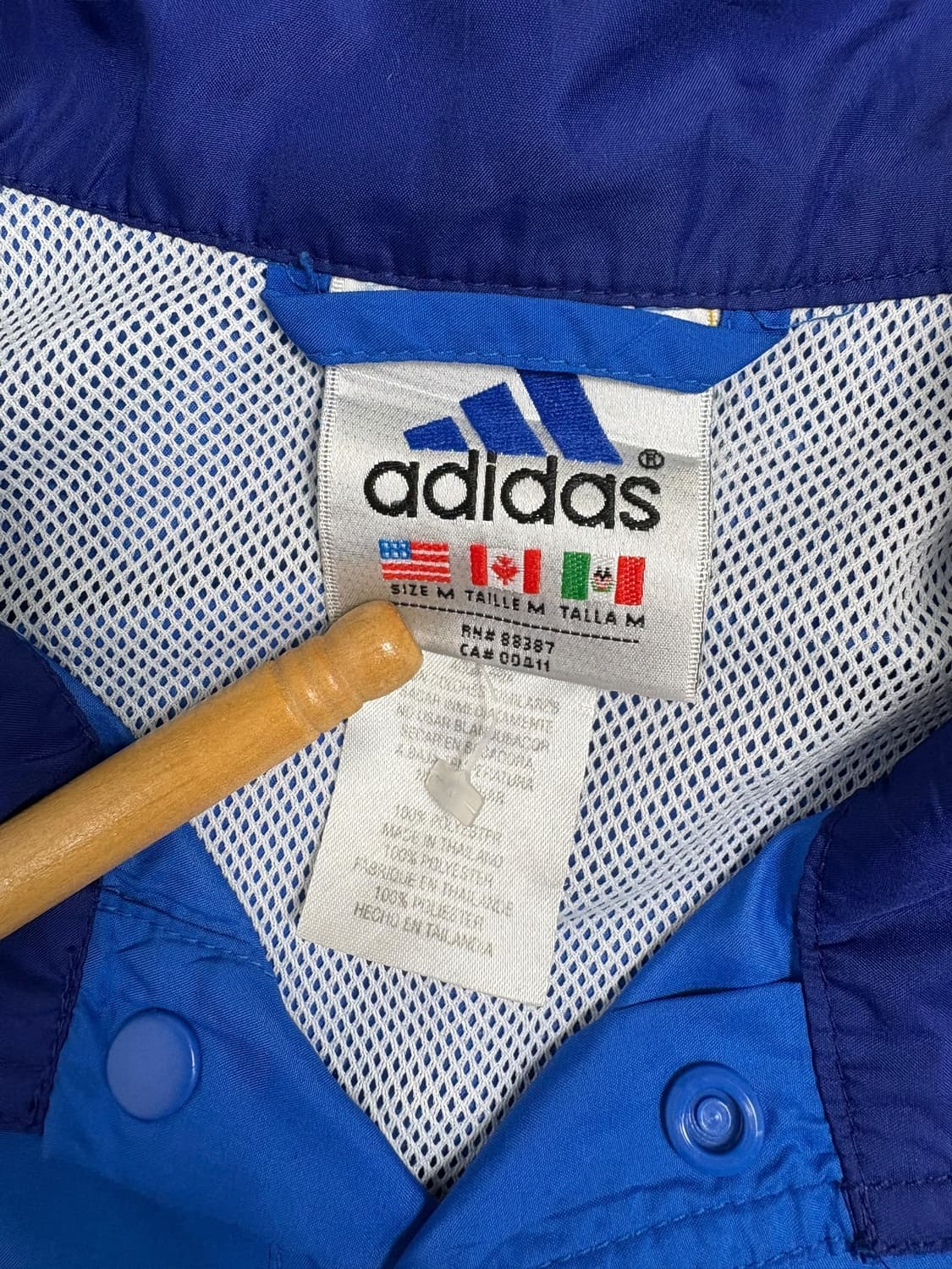 아디다스 빈티지 아노락 블루 상품이미지7