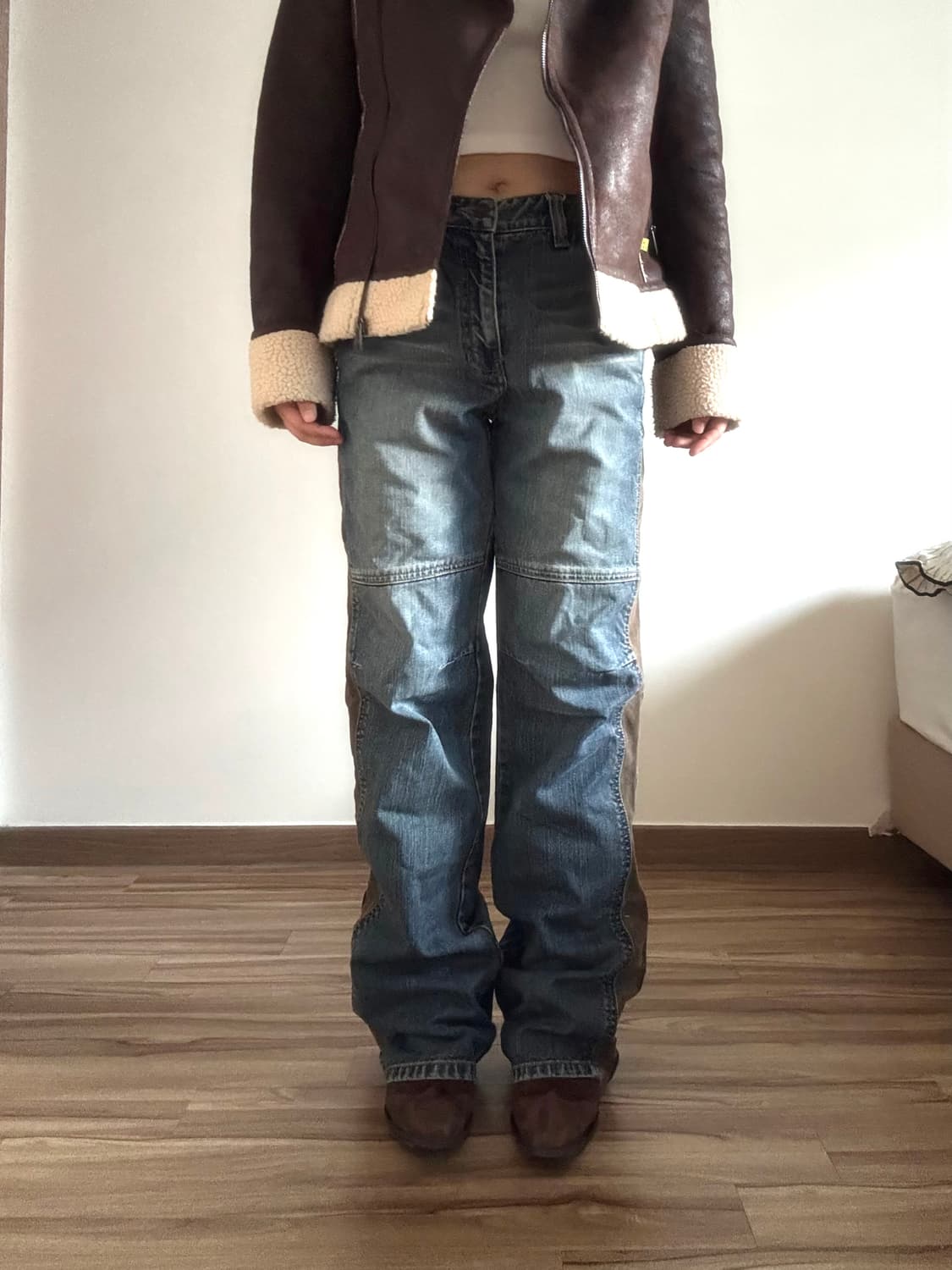 그런지 데님 팬츠 상품이미지5