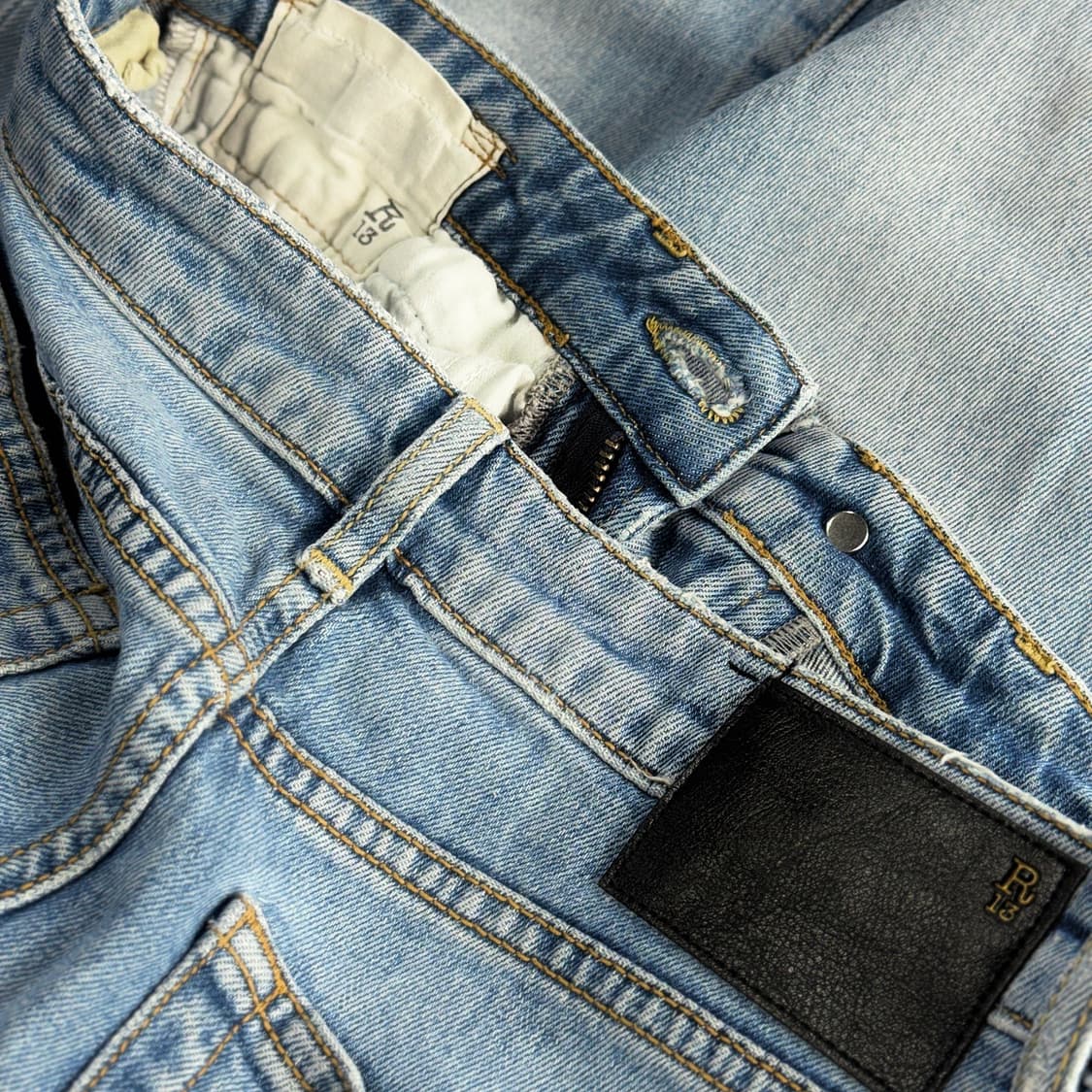 알써틴 R13 스트레이트 데님 진 (24) 상품이미지4