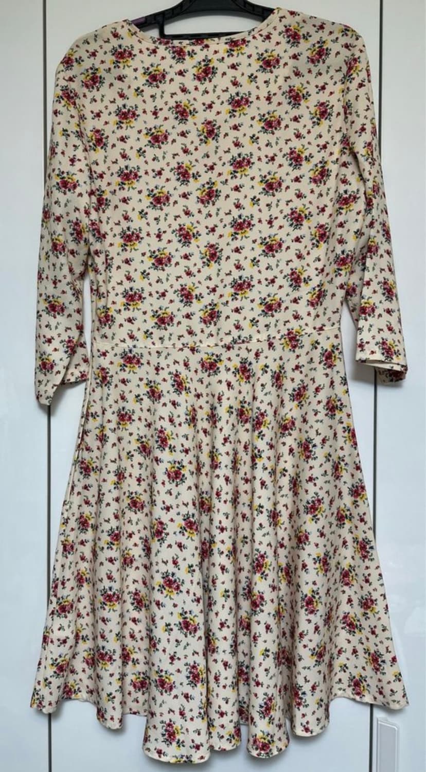 캘빈클라인 플라워 패턴 칠부 원피스  상품이미지6