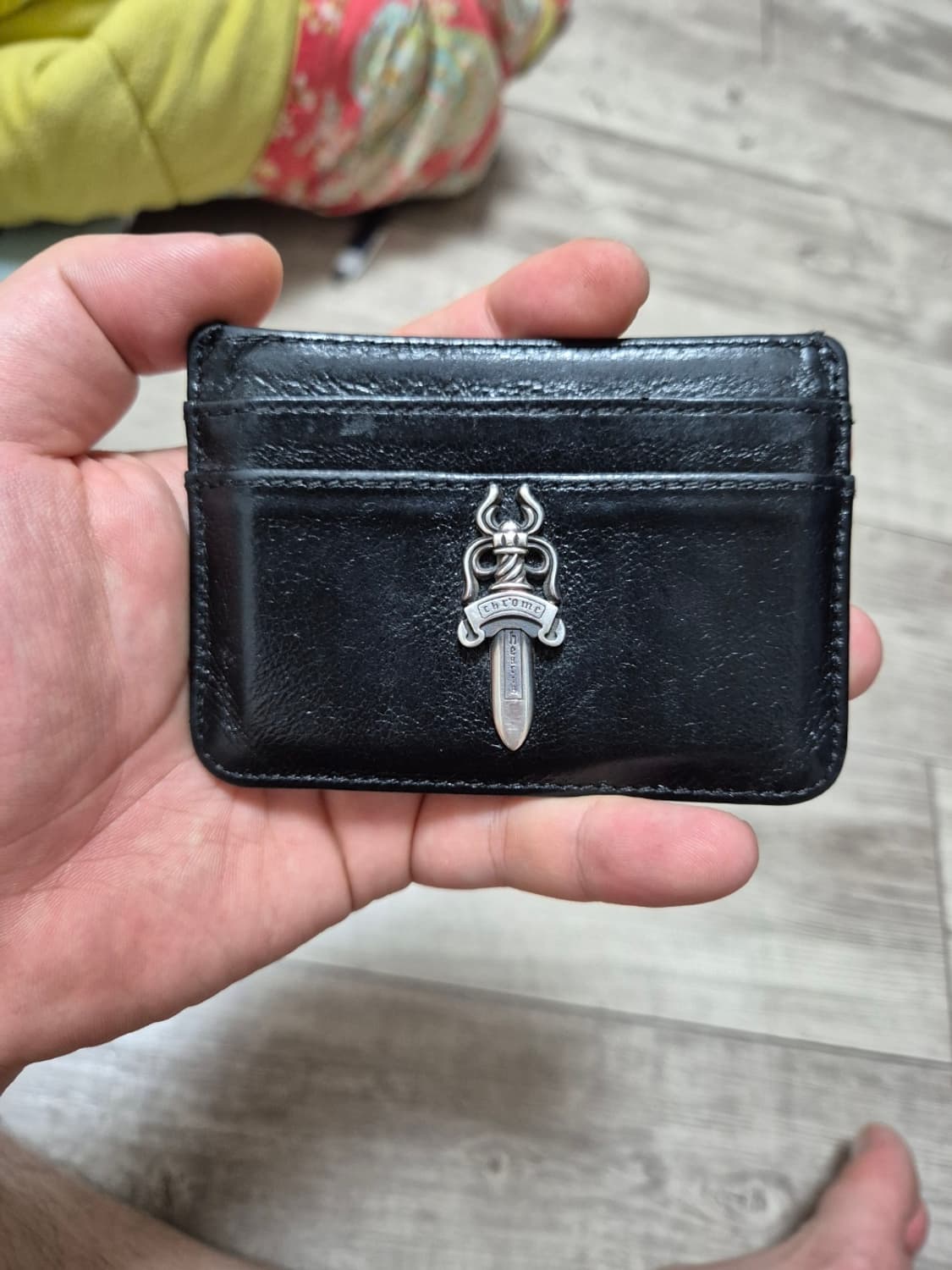 크롬하츠 카드지갑 케이스 블랙 상품이미지1