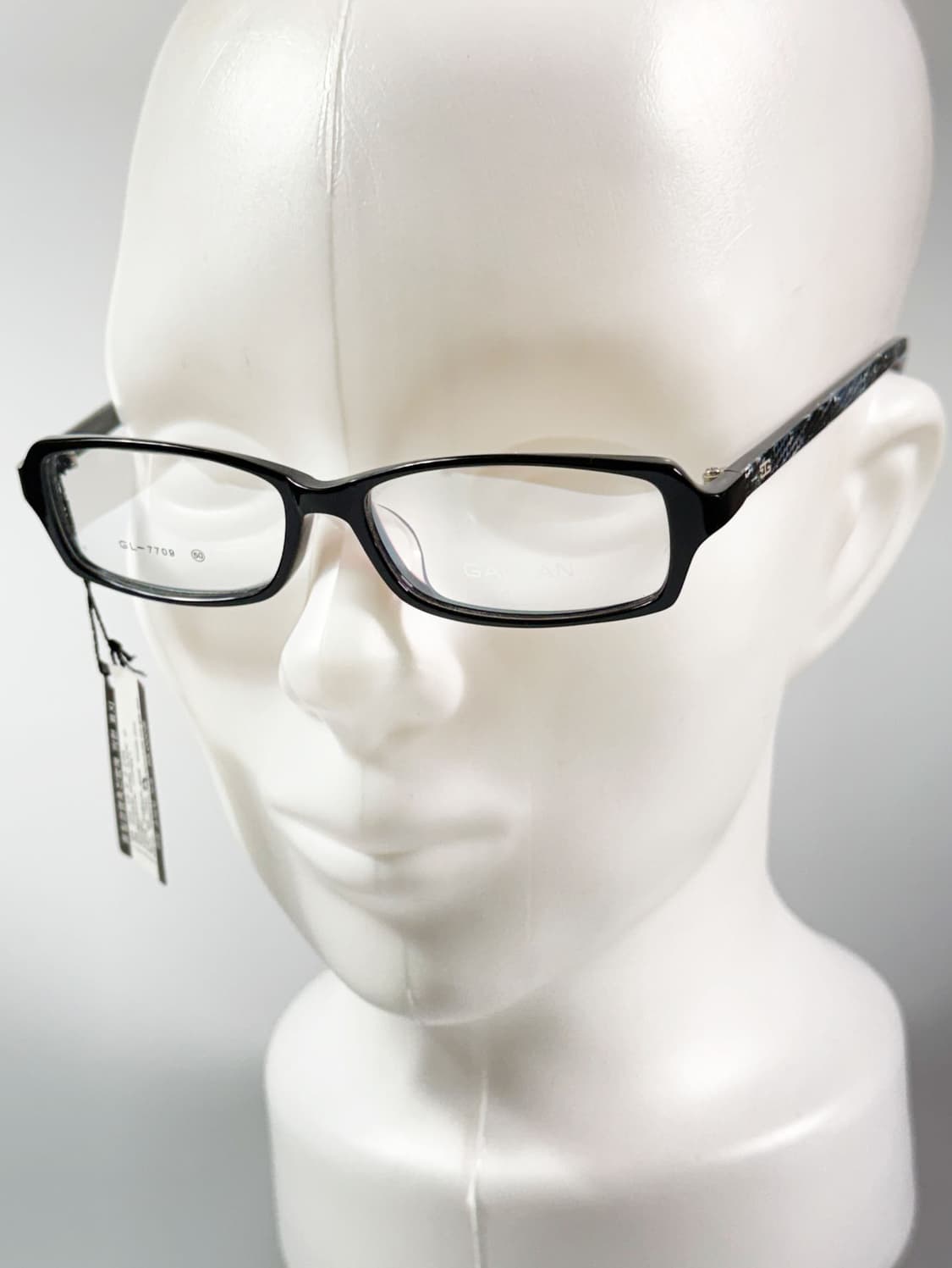GALLAN 블랙 스퀘어 뿔테 프레임 빈티지 안경 상품이미지8