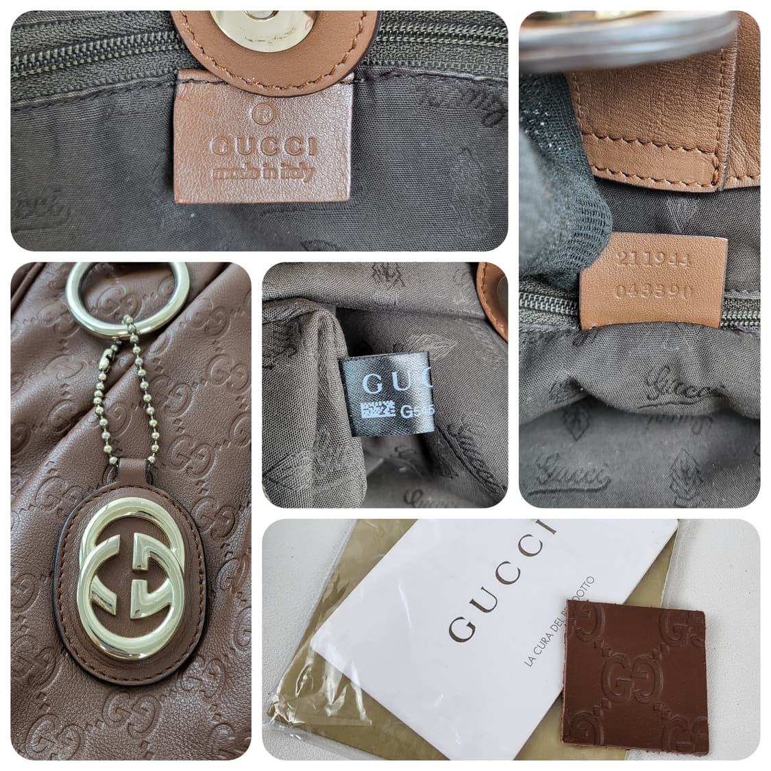 정품 구찌 시마 가죽 수키백 상품이미지9