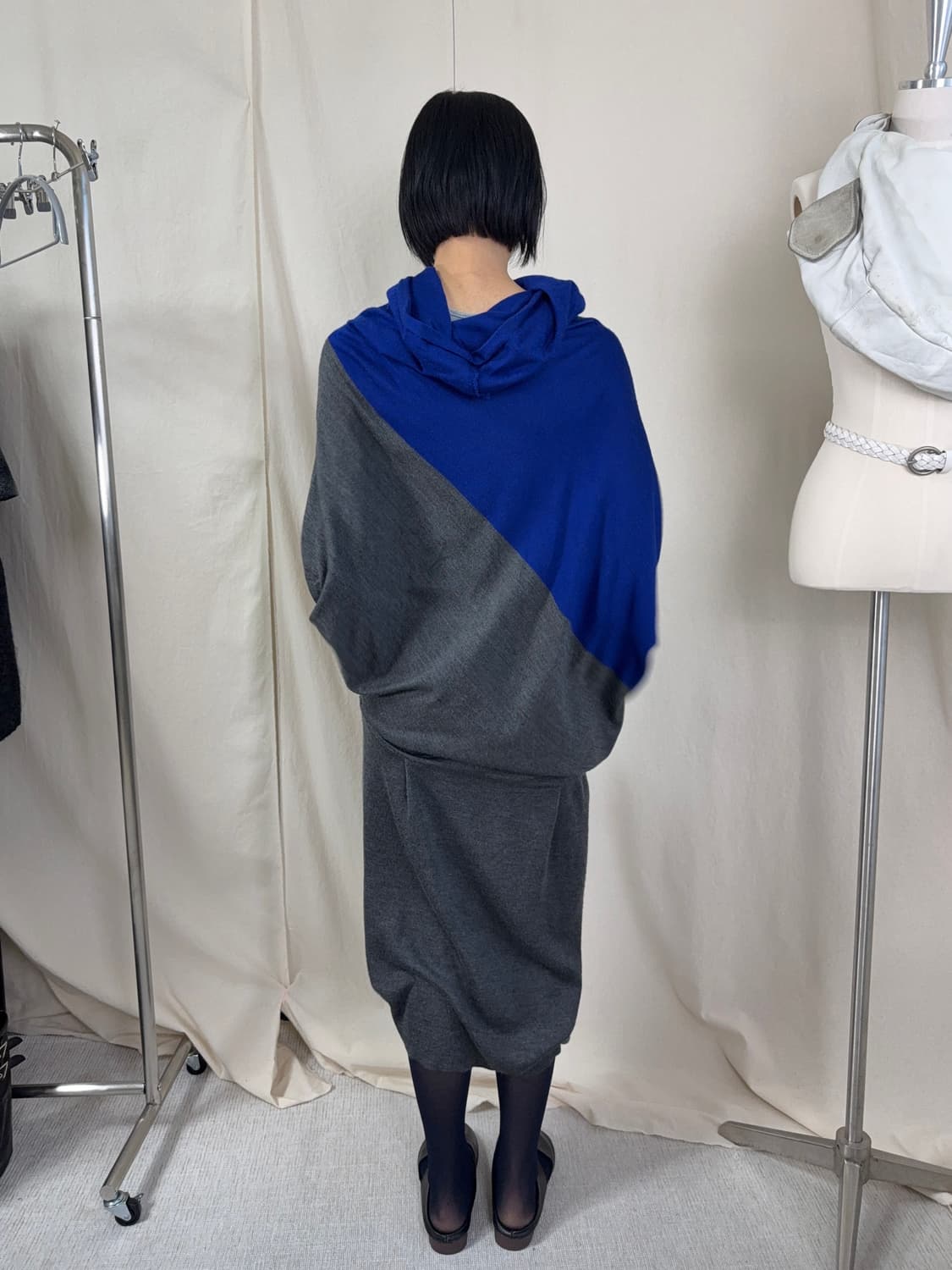 Atsuro Tayama  비대칭 니트 드레스 상품이미지1