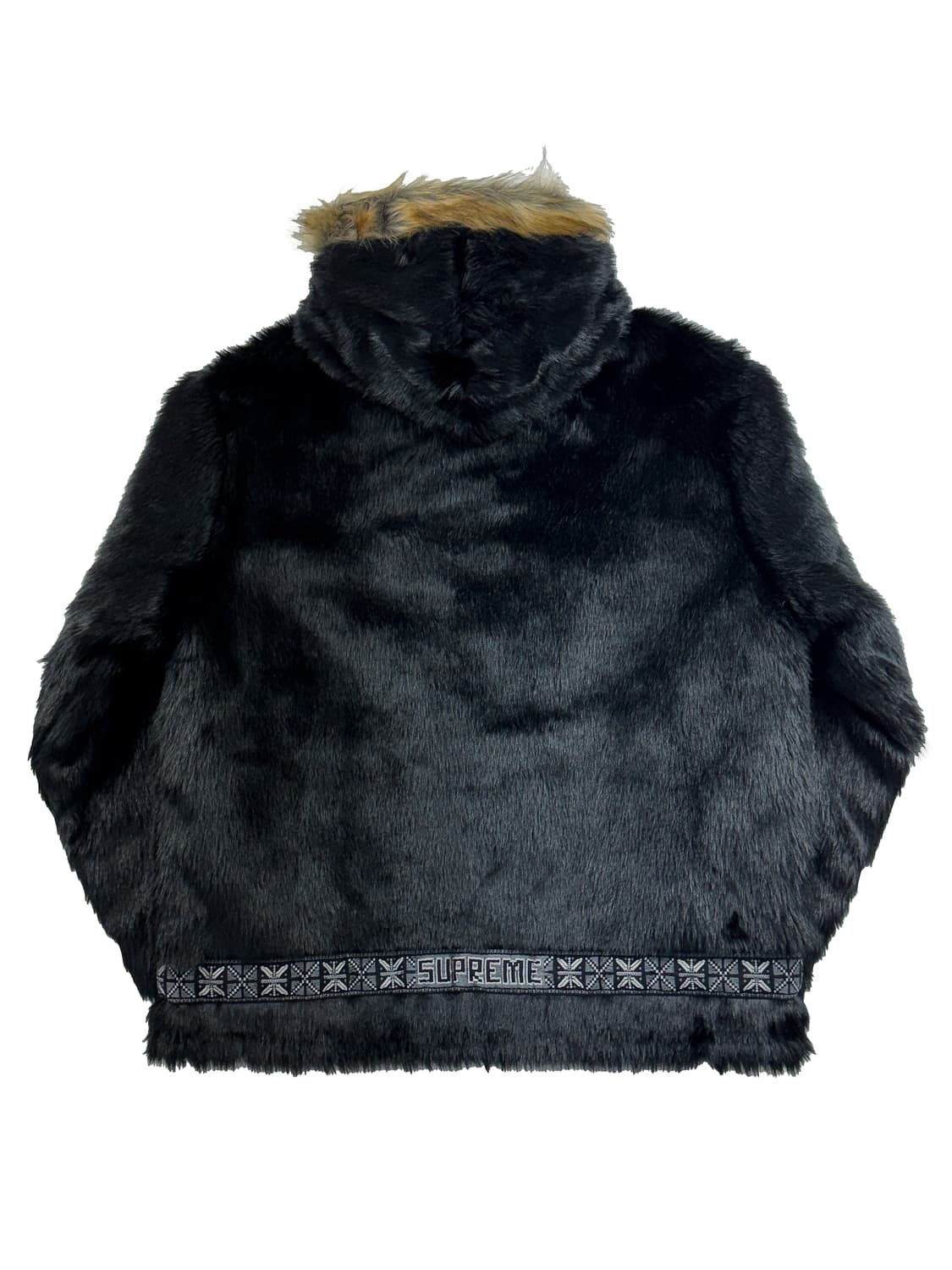 슈프림 포우 퍼 파카 블랙 (새상품) 상품이미지2