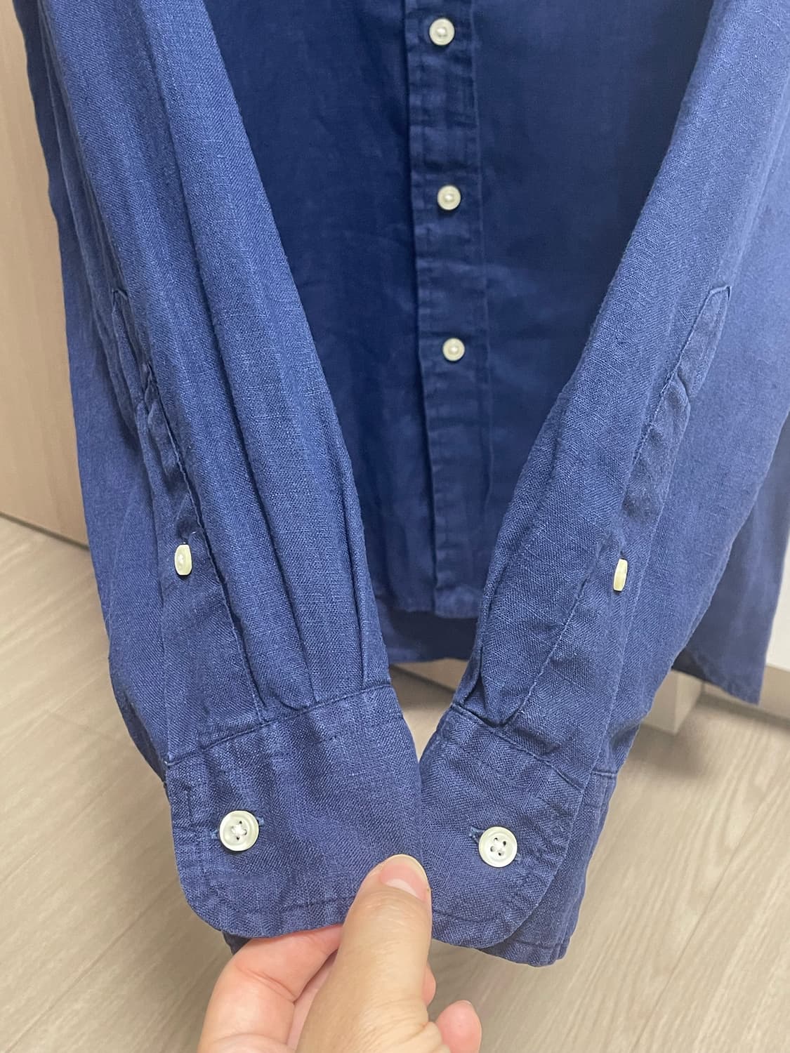 폴로 (Polo) 린넨셔츠 클래식핏 S 상품이미지5