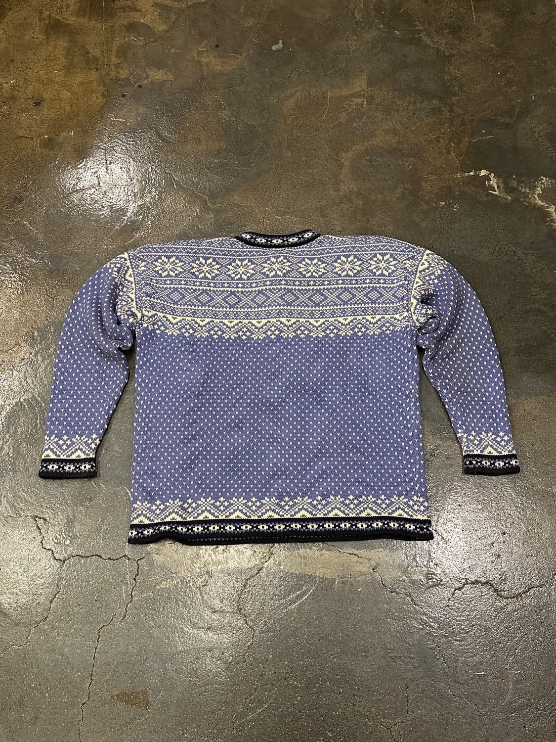 90s L.L.Bean 엘엘빈 버드아이 패턴 니트 L 상품이미지2