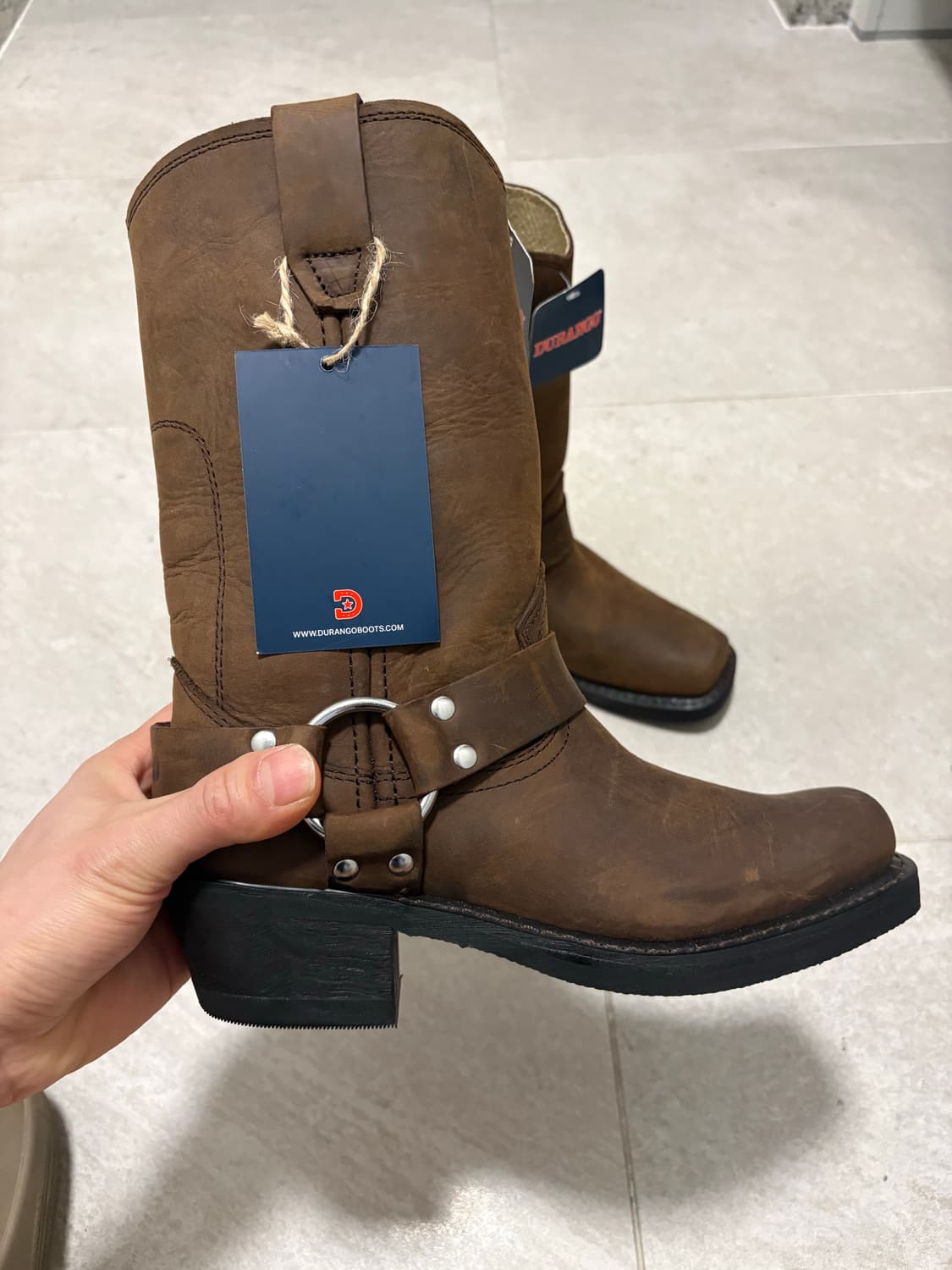 데드스탁 빈티지 웨스턴 하네스 부츠 브라운 235-240 상품이미지2