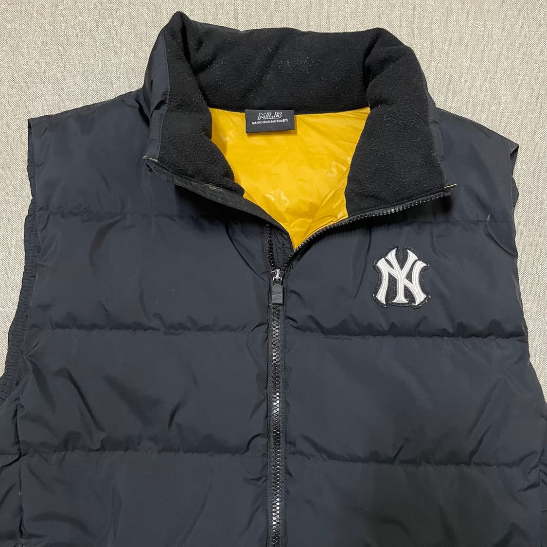[택포] MLB 엠엘비 패딩 조끼 베스트 블랙 XL 상품이미지4