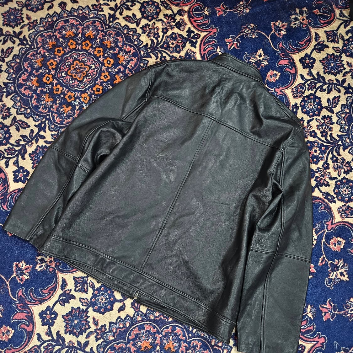 SOPRANINO 양가죽 베이직 버튼 카라넥 빈티지 자켓 100 상품이미지2