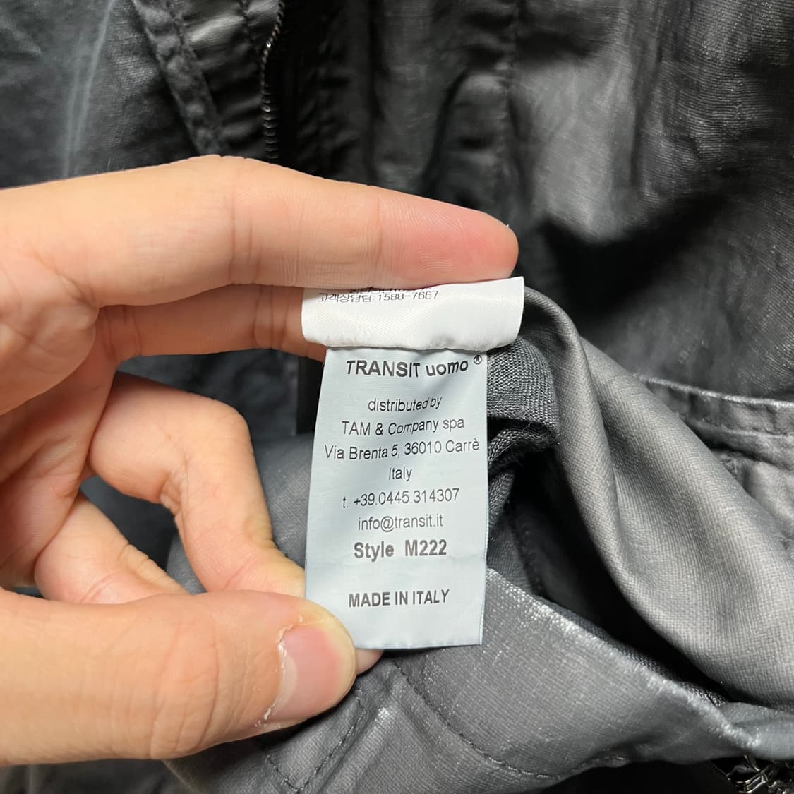 트랜짓 린넨 코티드 자켓 상품이미지9